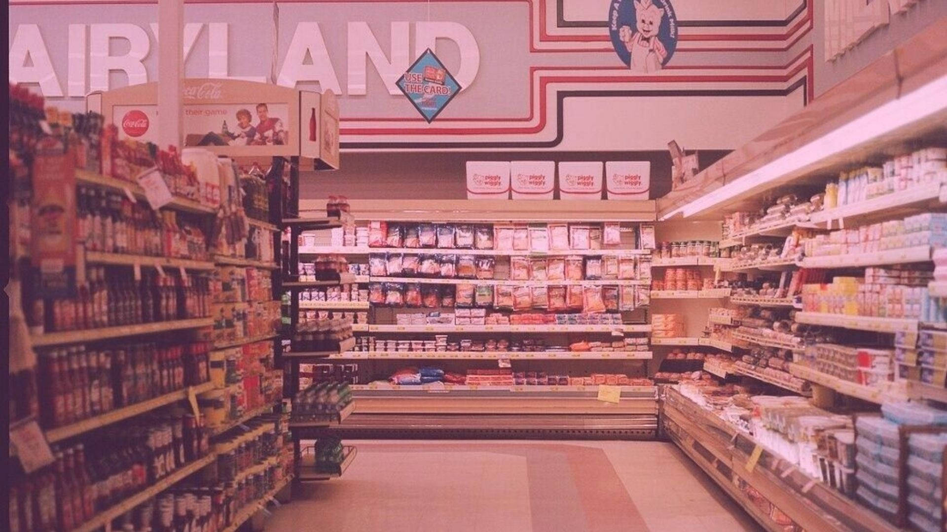 1920x1080 Download Retro Grocery Store Wallpaper