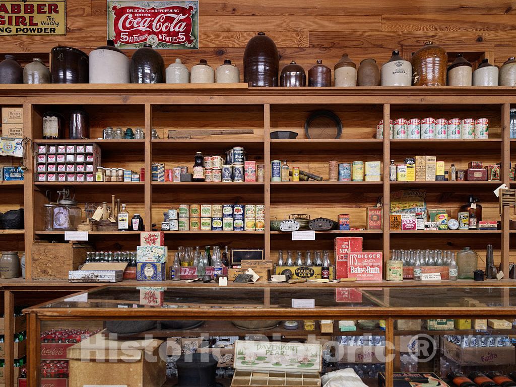 1024x768 Photo- Interior of The General Store, a Replica of a 1920s GeneralMerchandise Country Store, at The Mississippi Agriculture and Forestry Museum 2 Fine