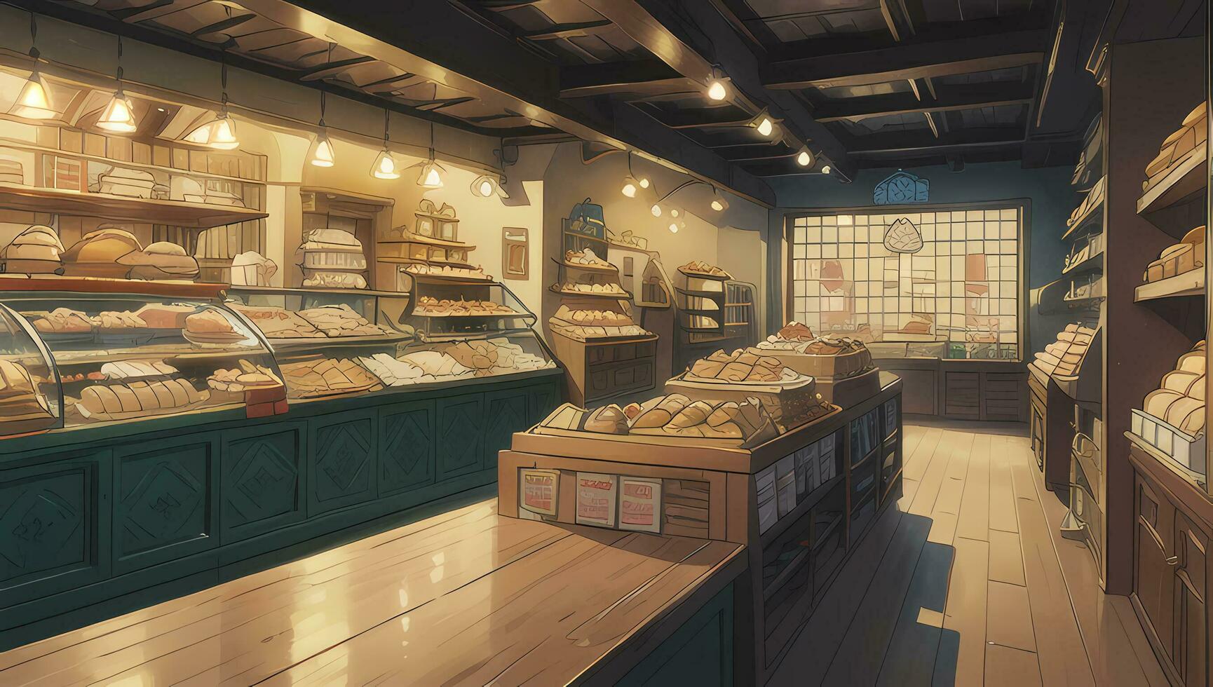 1730x980 Bakery General Store Graphic Novel Anime Manga Wallpaper