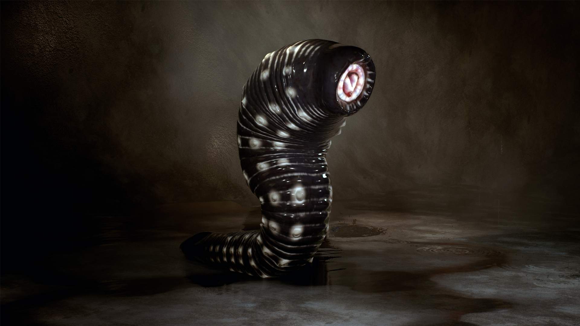 1920x1080 Armored Leech Model By Game Ready Studios