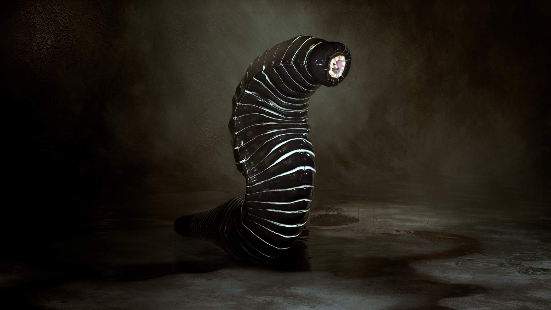 1920x1080 Heavy Leech Model By Game Ready Studios