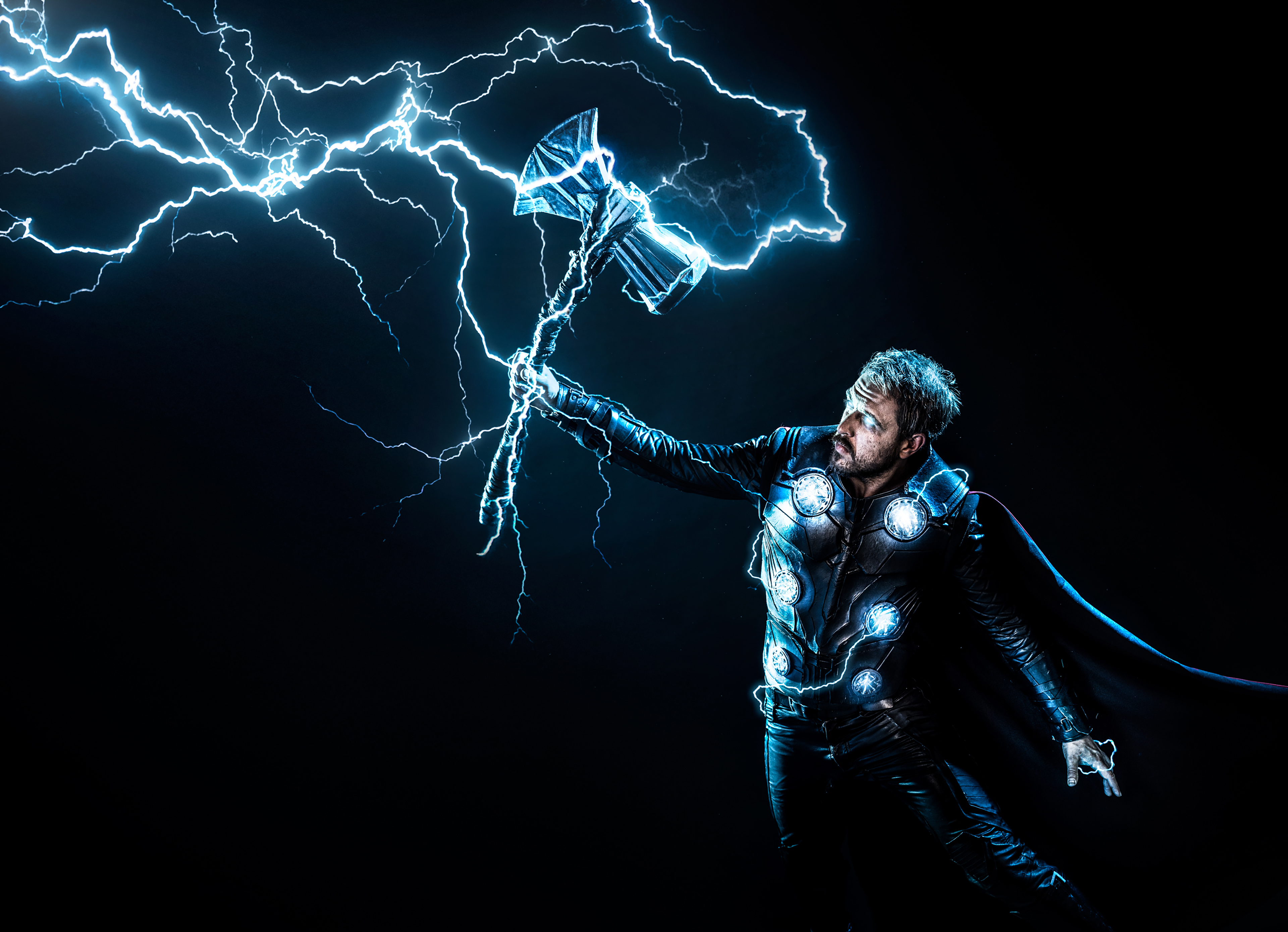 3840x2779 Thor Wallpaper 4K, Stormbreaker, God of Thunder