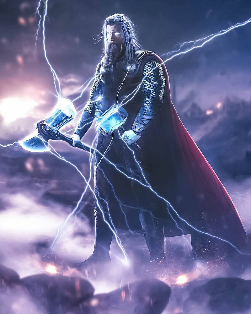 800x1000 Thor, avengers, endgame, god of thunder, infinity war, marvel, onlymarvel, point break, HD phone wallpaper