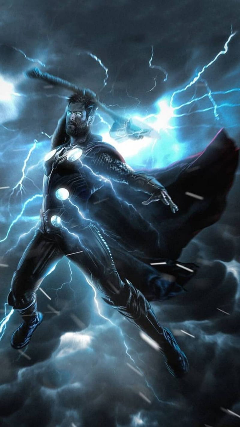 800x1422 Thor Stormbreaker, avenger, avenger infinity war, thor, HD phone wallpaper