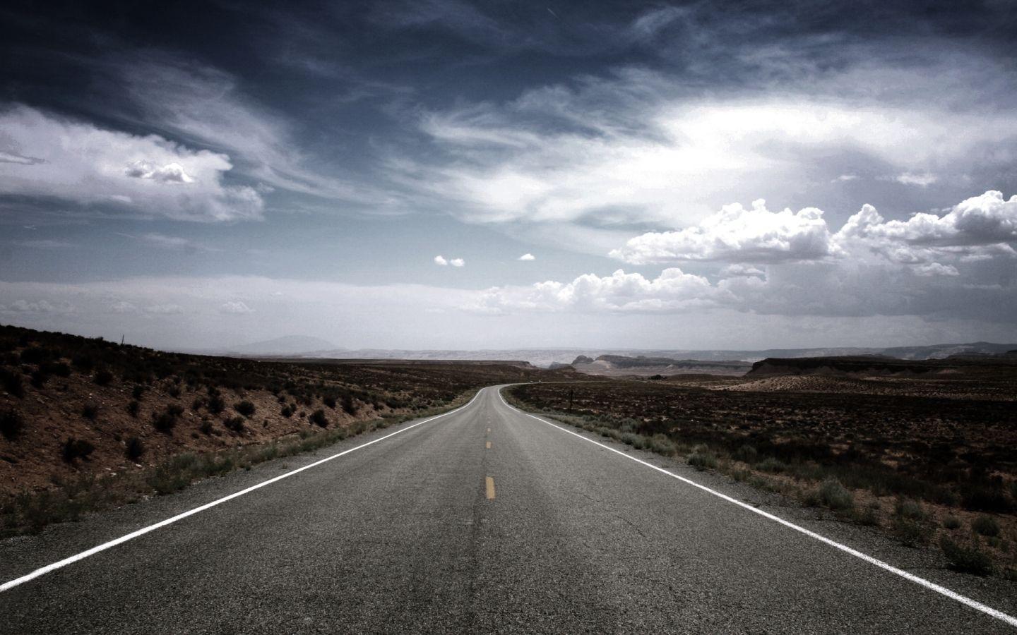 1440x900 Desert Road Mac Wallpaper Download