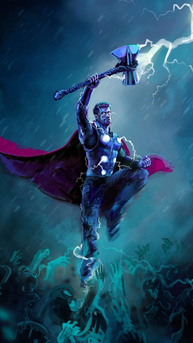 800x1422 Thor, marvel, hero, infinity war, avengers, thunder, son of odin, HD phone wallpaper
