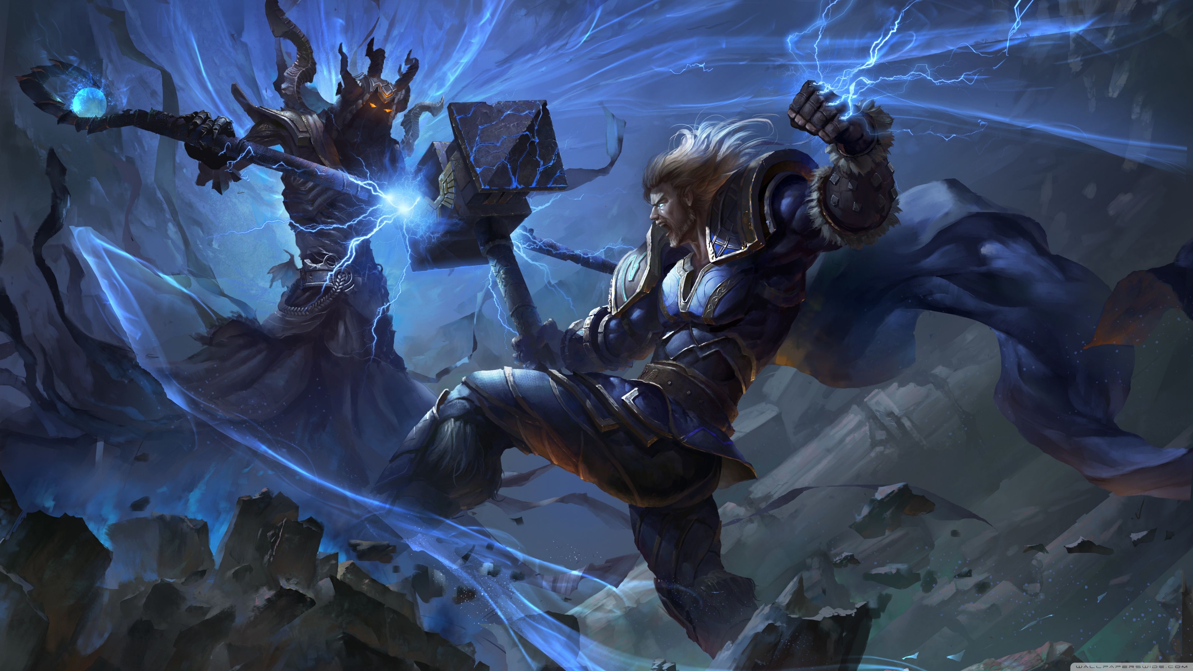 3840x2160 Smite, Thor vs Hades Concept Art 4K UHD Wallpaper for UltraHD Desktop and TV : Dual and Triple Monitor : Smartphone and Tablet Devices