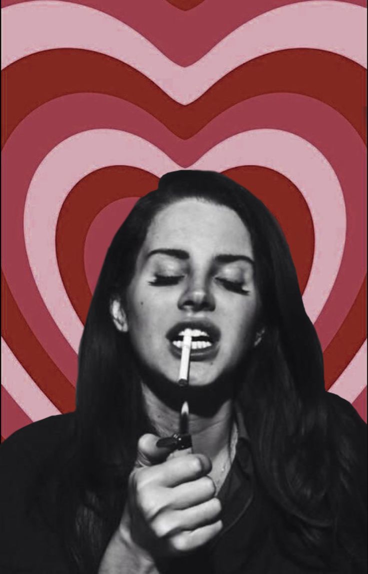 736x1147 Lana Del Rey Smoking Wallpaper