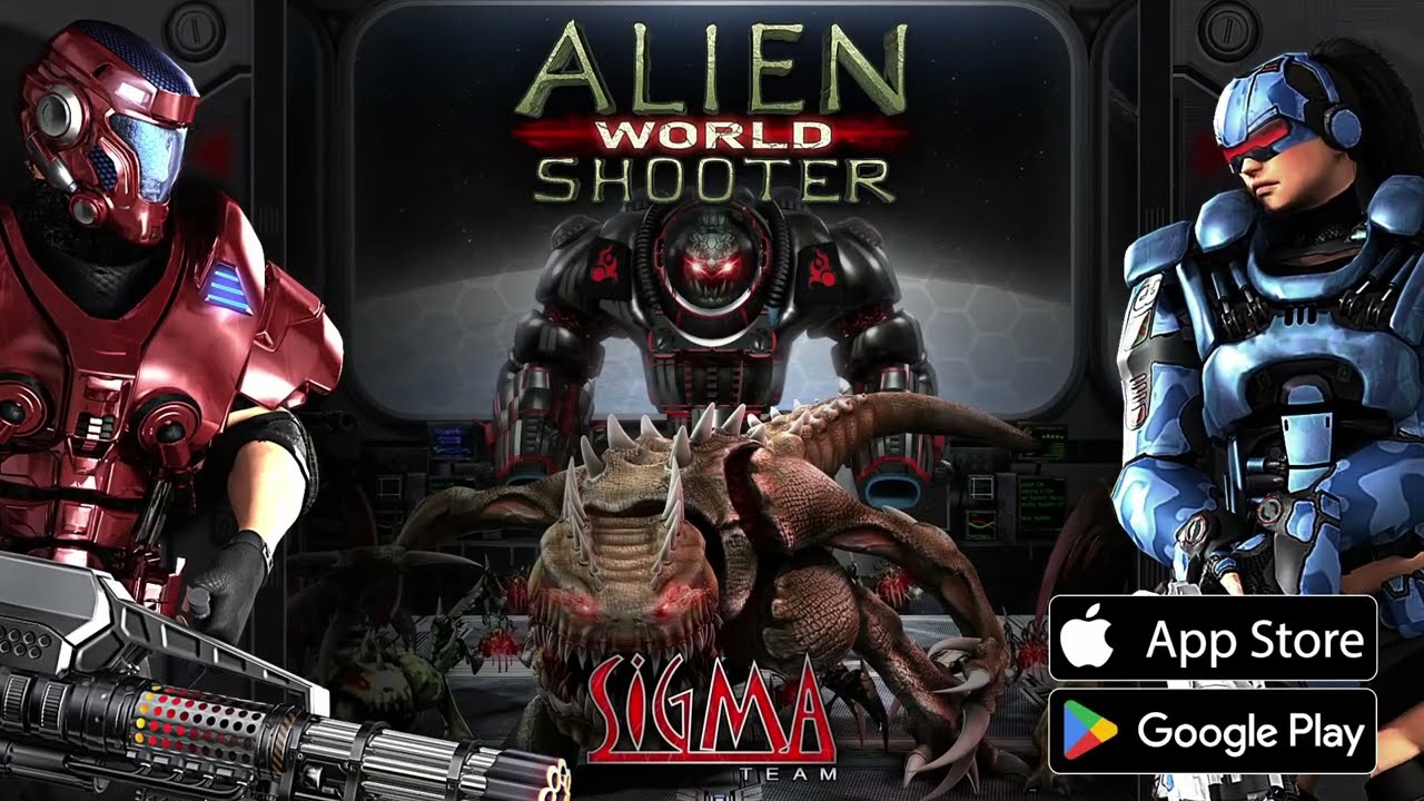 1280x720 Alien Shooter. Official gameplay trailer (sensored version)