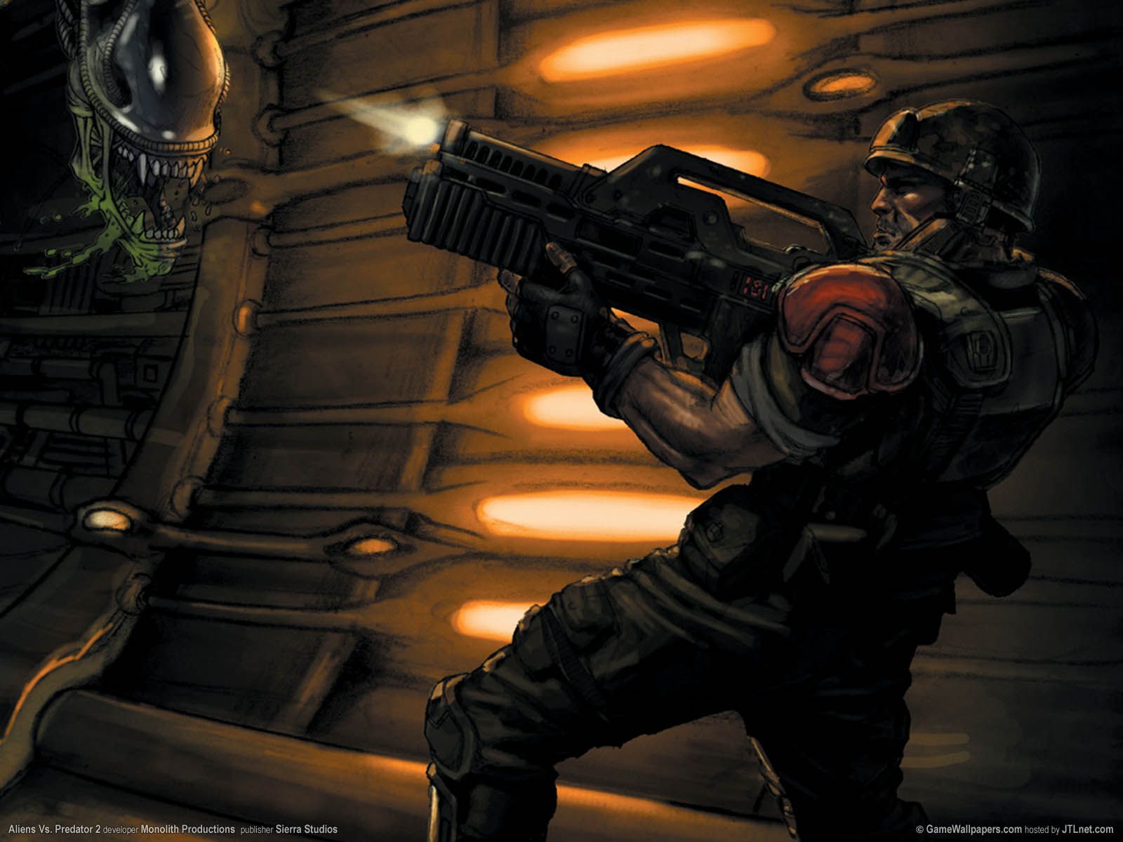 1600x1200 Aliens Vs. Predator 2 wallpaper 03 1600x1200