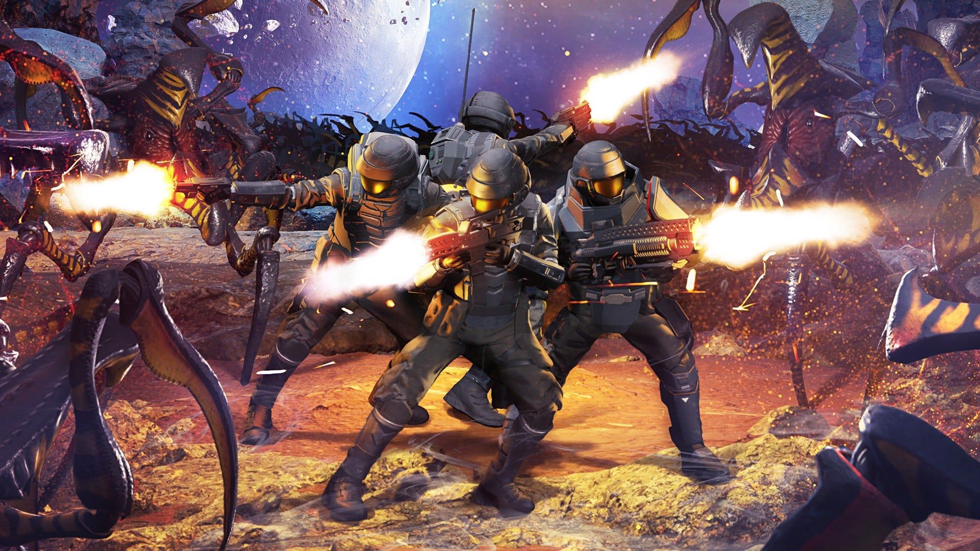 1920x1080 Co Op Shooter Starship Troopers: Extermination Starts Its Bug Hunt. Rock Paper Shotgun
