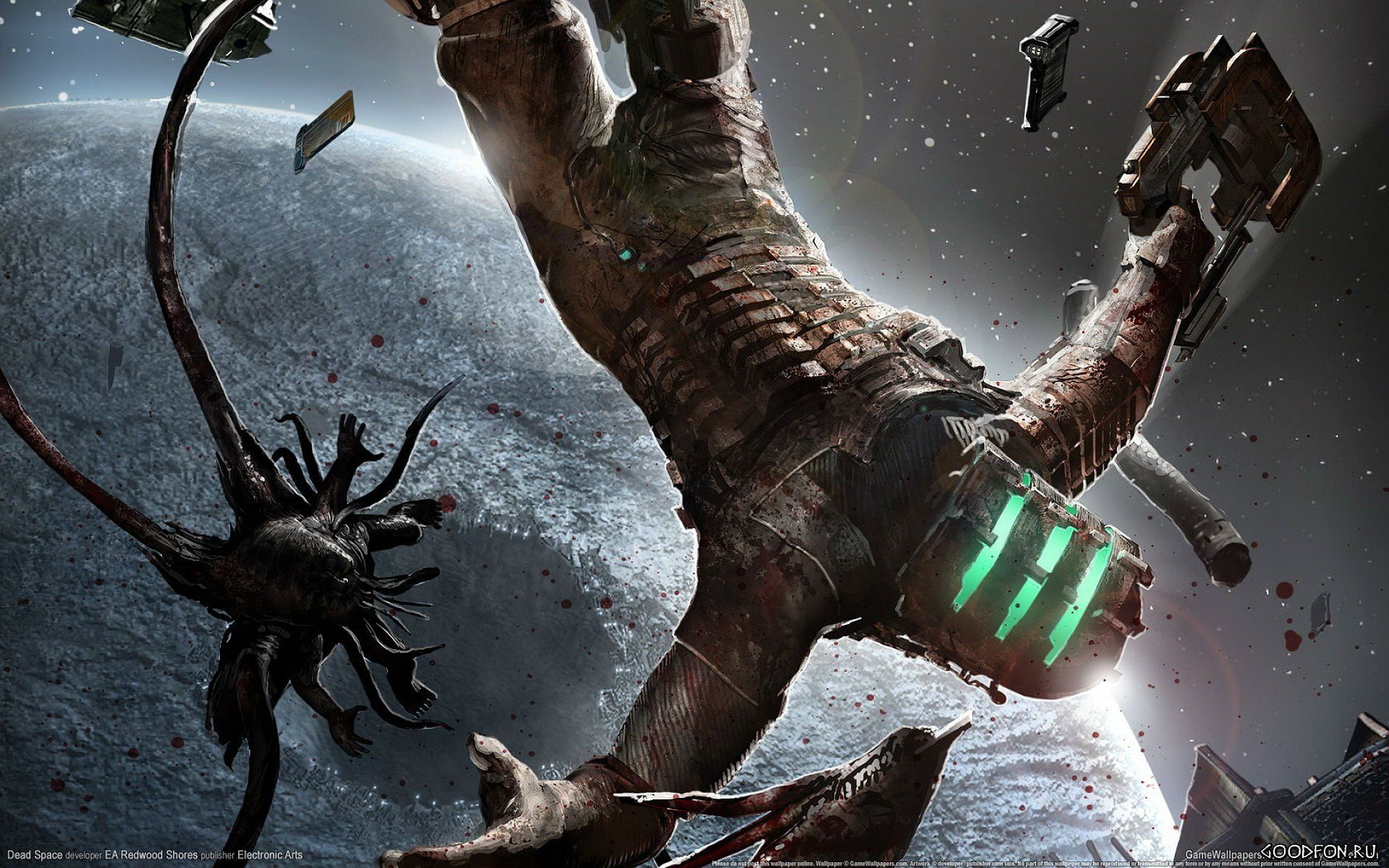 1920x1200 dead, Space, Sci fi, Shooter, Action, Futuristic, 1deads, Warrior, Cyborg, Robot, Alien, Aliens, Artwork, Deadspace, Fighting Wallpaper HD / Desktop and Mobile Background