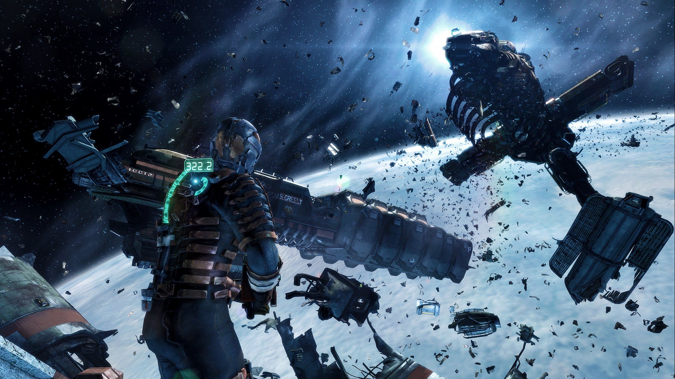 2560x1440 dead, Space, Sci fi, Shooter, Action, Futuristic, 1deads, Warrior, Cyborg, Robot, Alien, Aliens, Artwork, Deadspace, Fighting Wallpaper HD / Desktop and Mobile Background
