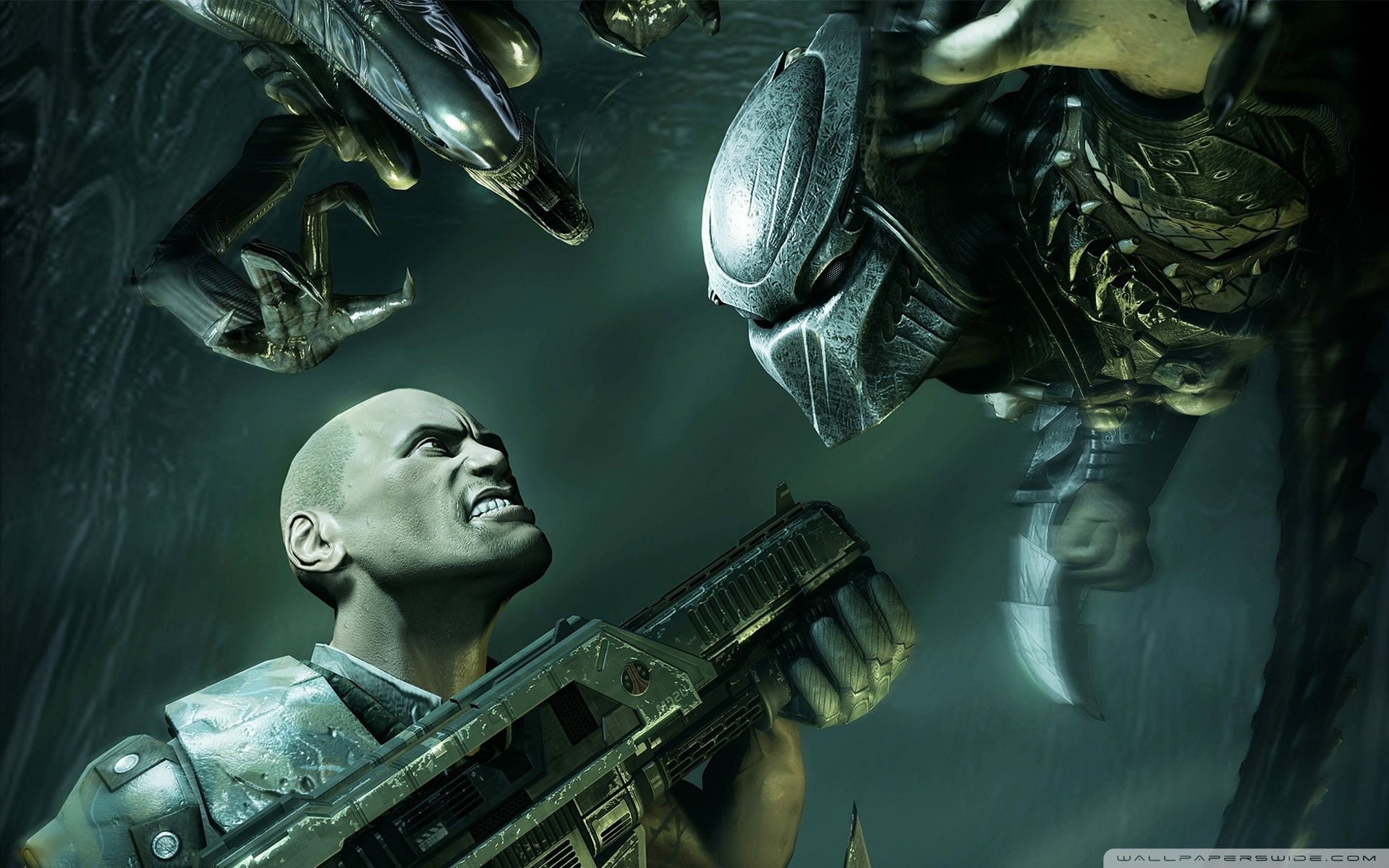 1920x1200 Aliens vs Predator 4K UHD Wallpaper for UltraHD Desktop and TV : Widescreen and UltraWide Display : Smartphone and Tablet Devices