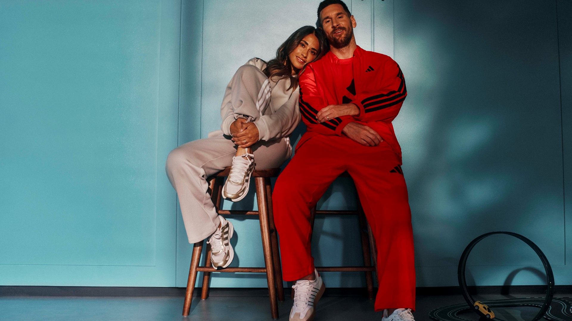 1920x1080 Football Family, Lionel Messi & Antonela Roccuzzo Debut All New Adidas Essentials Collection