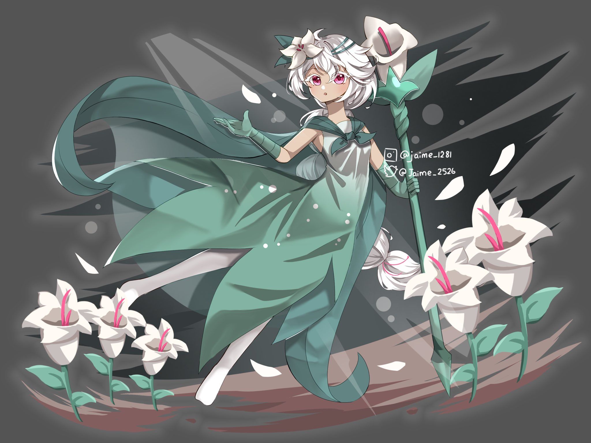 2048x1536 White Lily Cookie Run: Kingdom by Jaime Anime Image Board