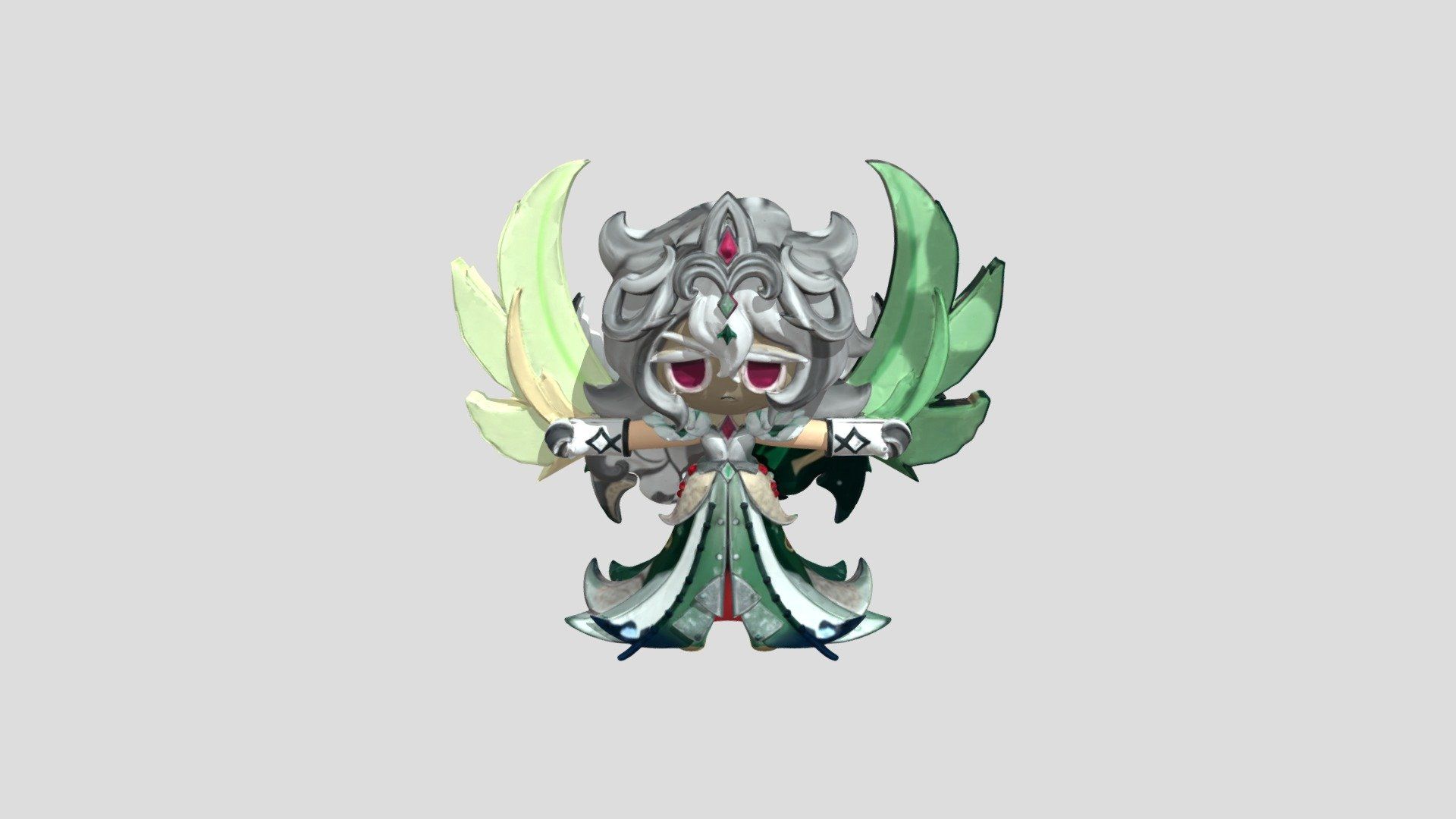 1920x1080 AWK White lily cookie Free 3D model by sarim2k12 [606d859]