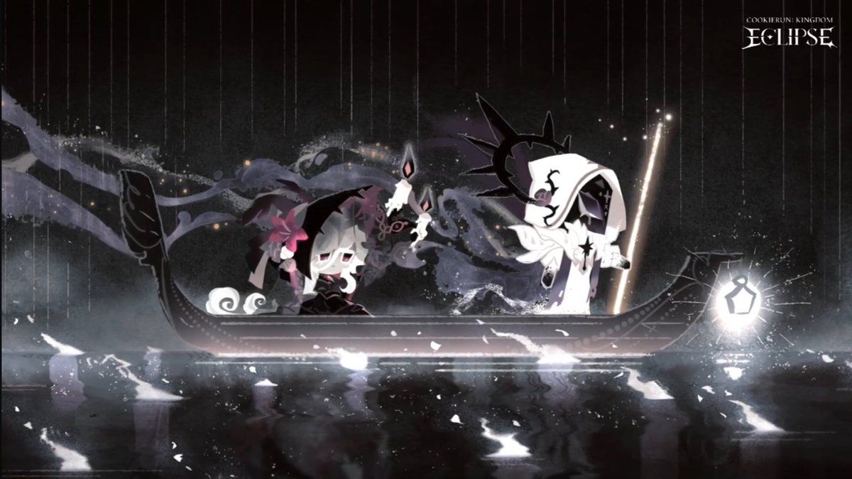 1200x674 ⚠️Translated) White Lily Cookie's Black Veil of Mourning Silent Salt Cookie's Skeleton Knight who Guides the dead