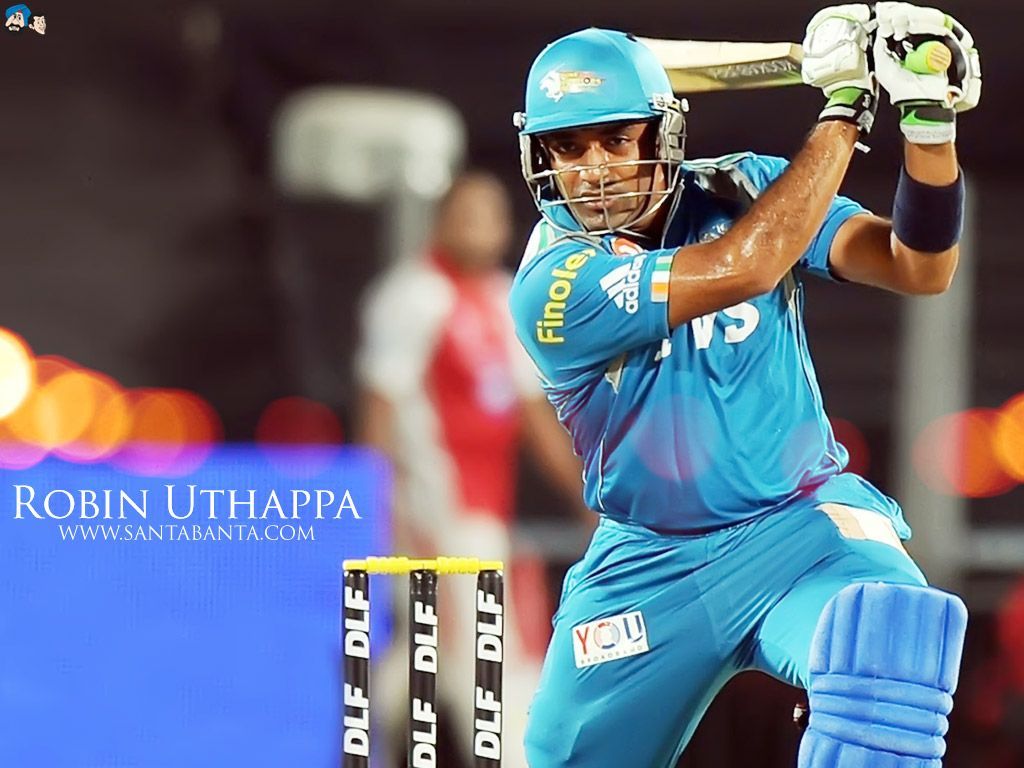 1024x768 Robin Uthappa Wallpaper
