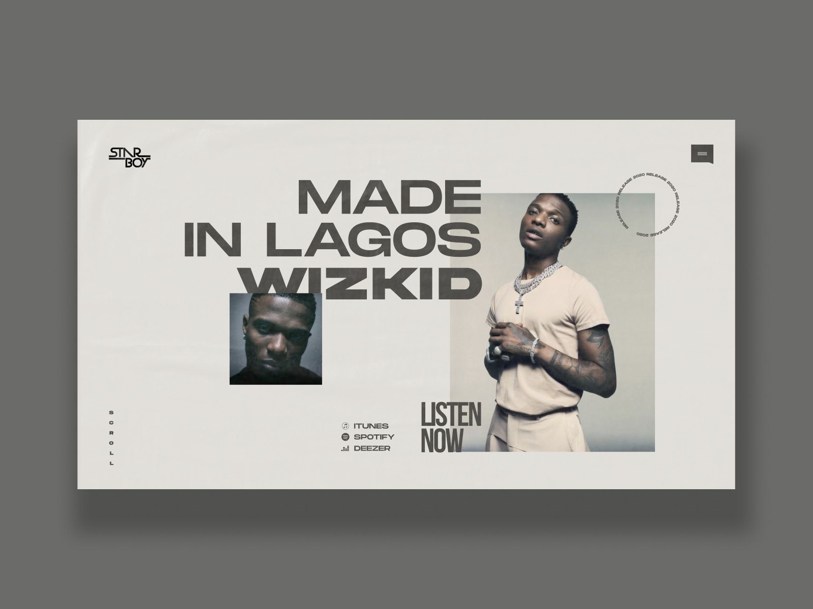 1600x1200 Wizkid Made In Lagos (2). Image - Behance