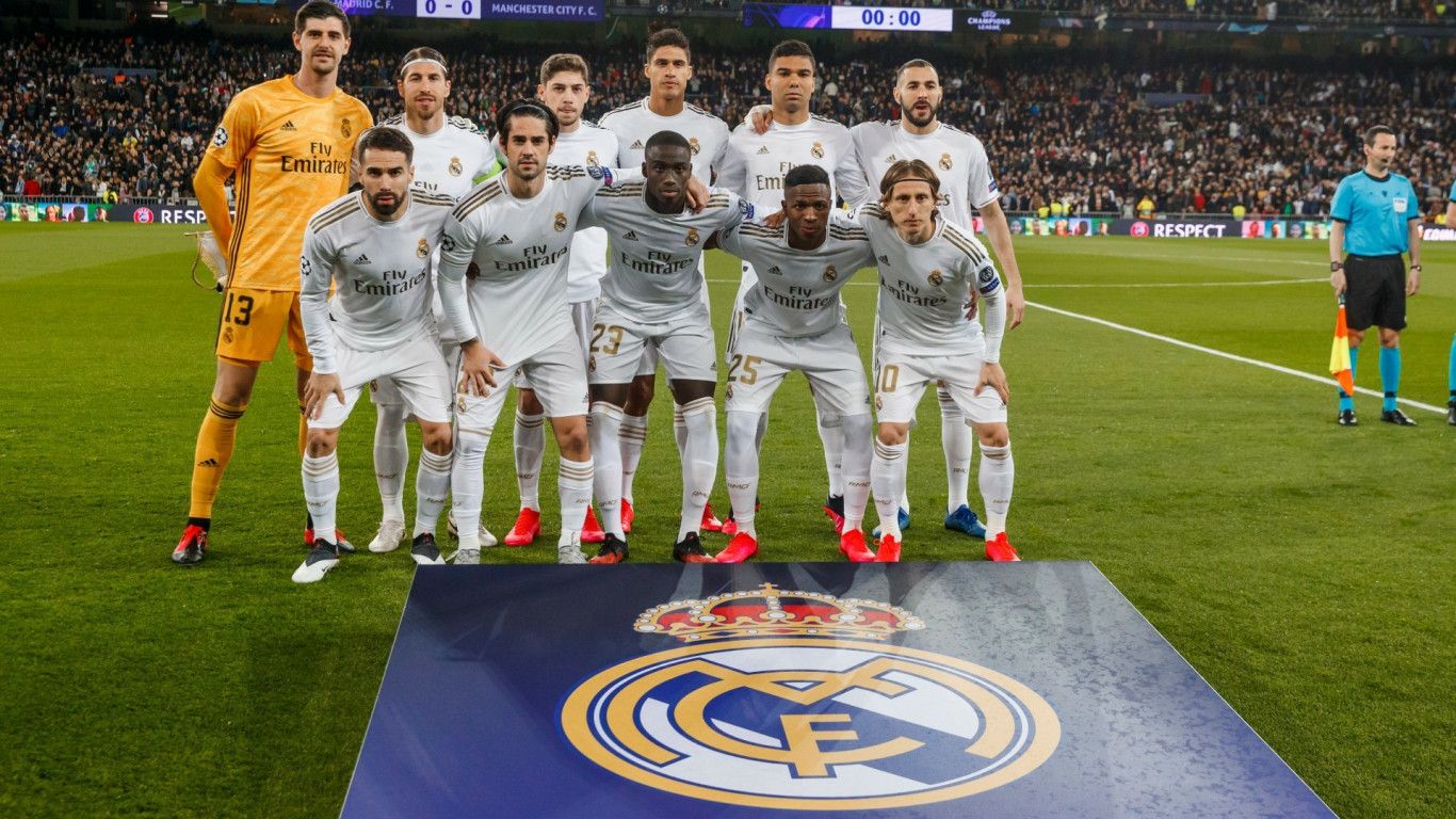 1366x768 Real Madrid UEFA Champions League Champions 2022 Desktop Wallpaper 126848