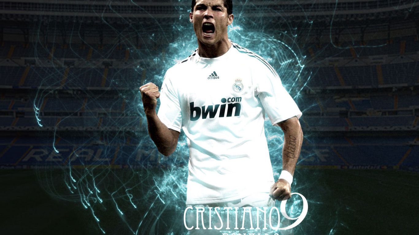 1366x768 The pride of Real Madrid Cristiano Ronaldo Desktop wallpaper 1366x768