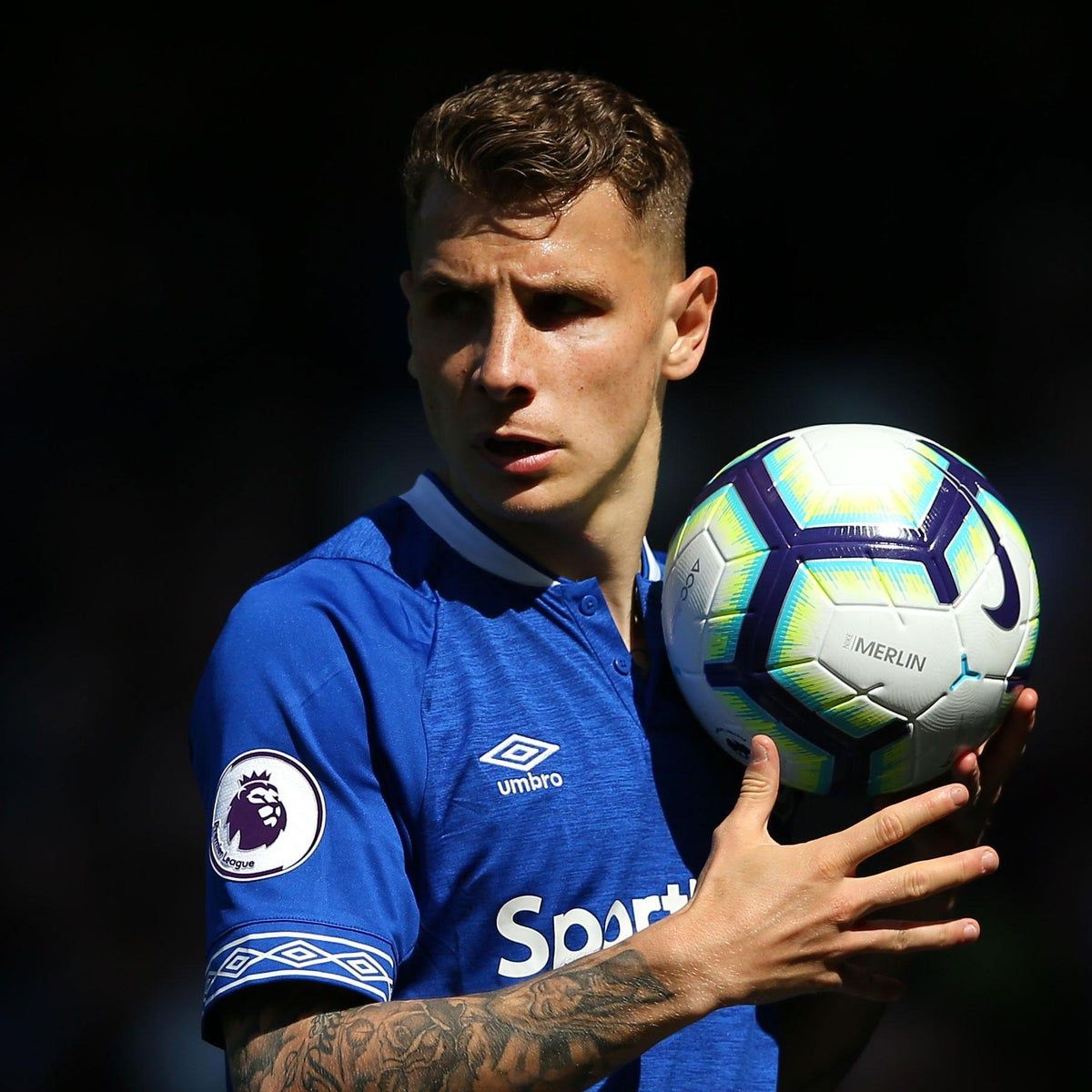 1200x1200 Everton's Lucas Digne 'loves' Free Kick Duties After Time In Lionel Messi's Shadow At Barcelona