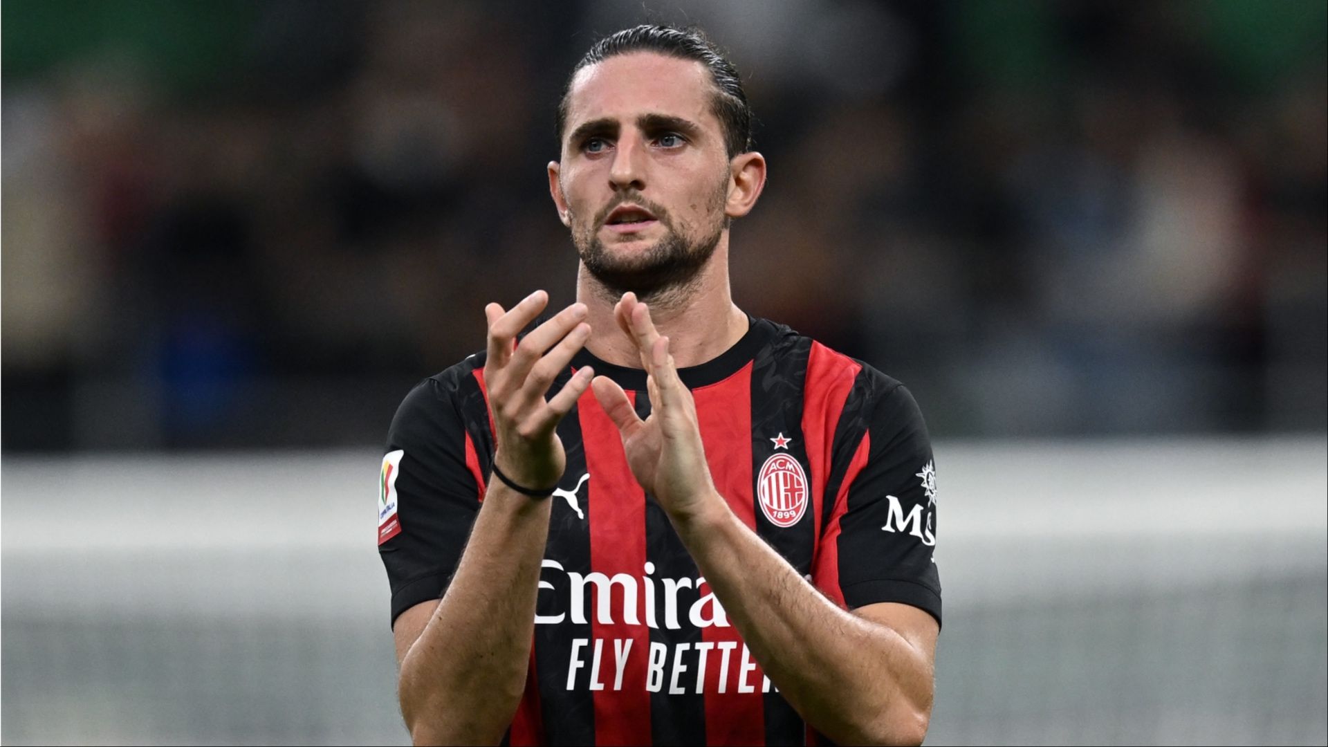 1920x1080 Adrien Rabiot ready for Napoli test as Milan face Serie A champions. DAZN News US