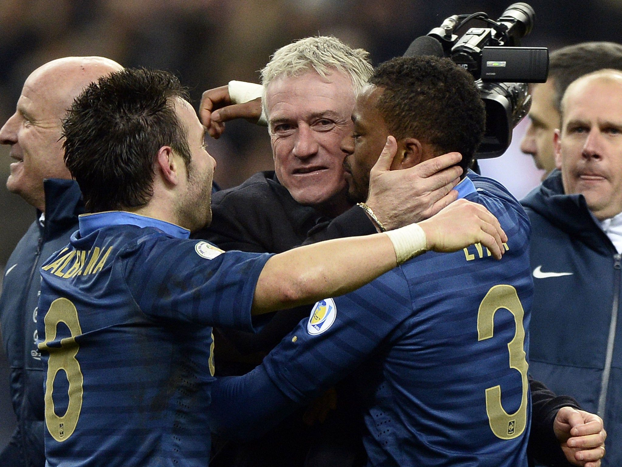 2048x1536 France 3 Ukraine 0: Didier Deschamps hails Les Bleus after 'magical' comeback to qualify for World Cup 2014