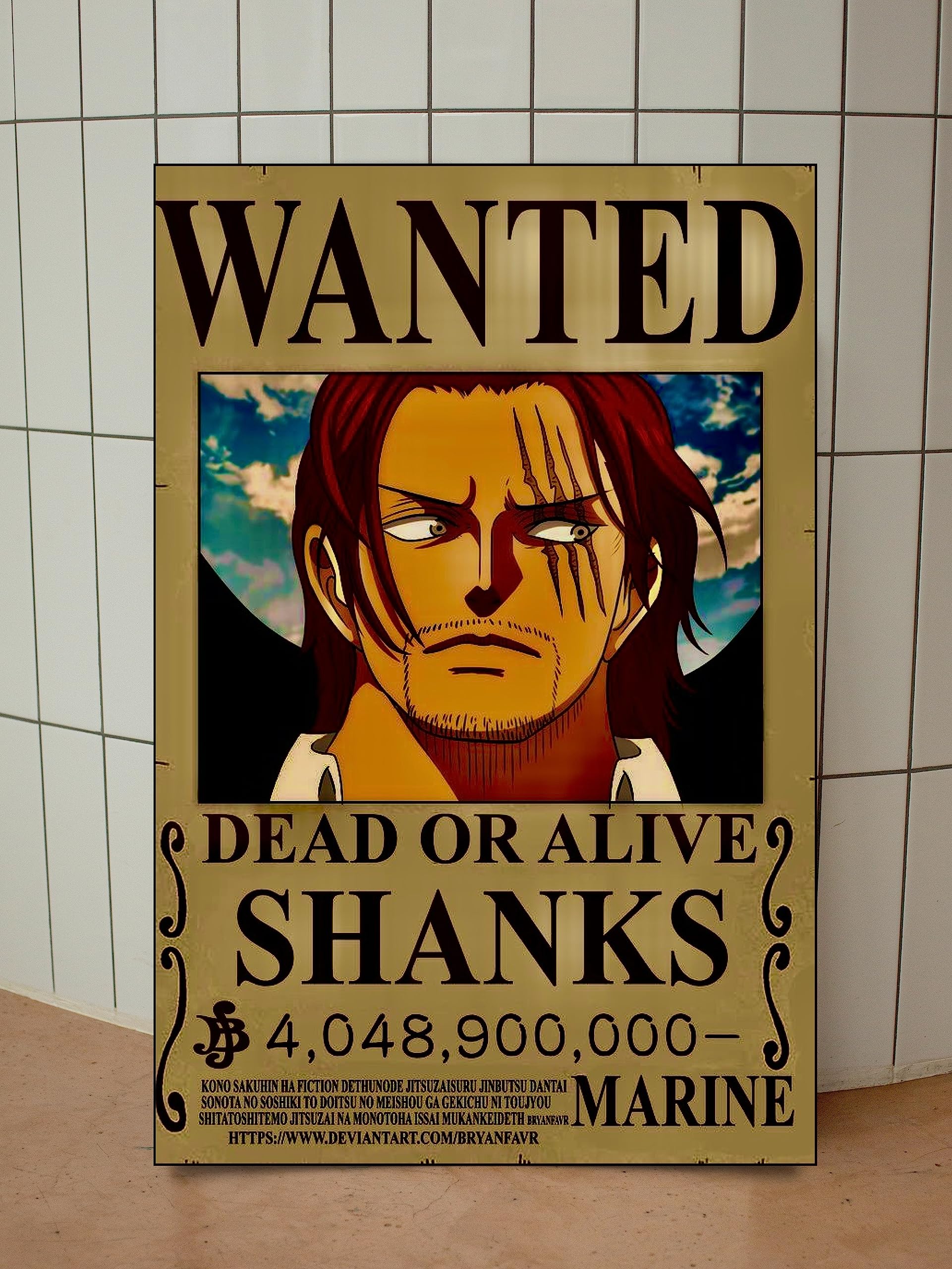 1921x2560 Times Comic Shanks Wanted Posters. One Piece Red Haired Shanks Wanted Posters. One Piece Bounty Poster Shanks. Bounty Wall Poster Shanks One Piece : Amazon.in: Home & Kitchen