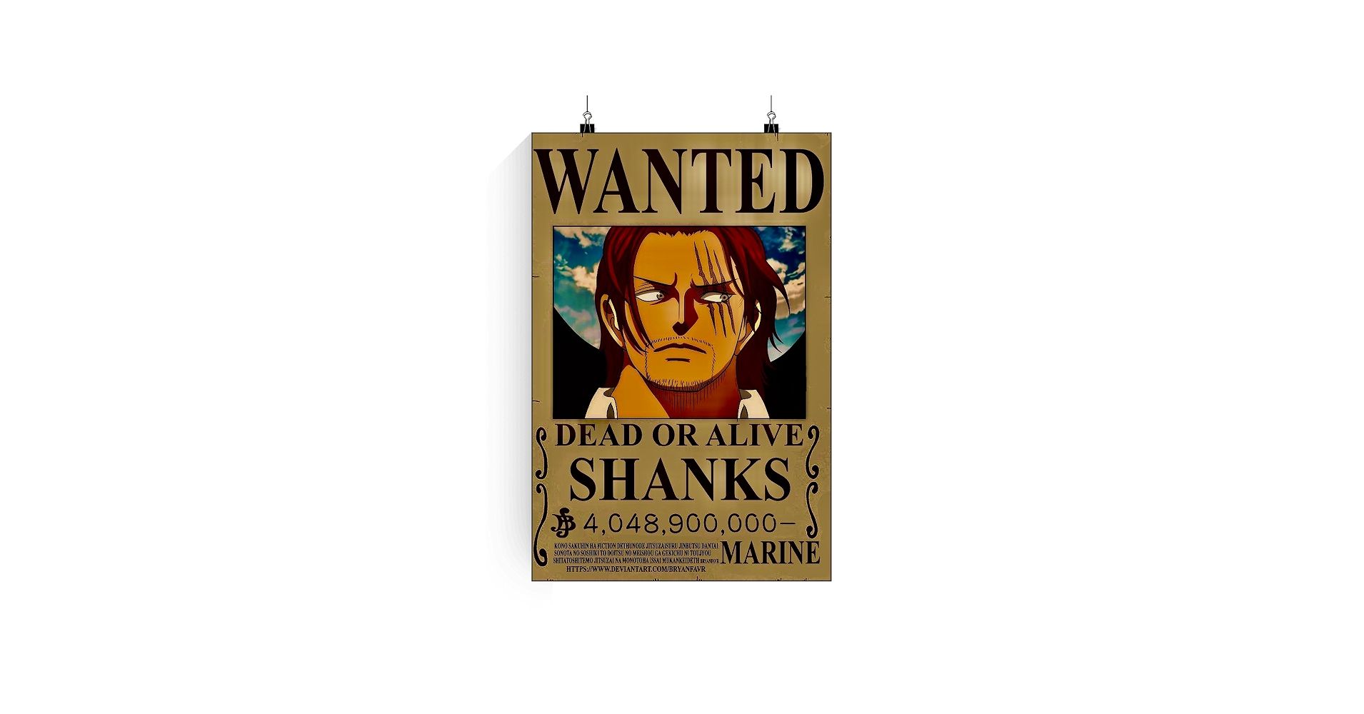1910x1000 Times Comic Shanks Wanted Posters. One Piece Red Haired Shanks Wanted Posters. One Piece Bounty Poster Shanks. Bounty Wall Poster Shanks One Piece : Amazon.in: Home & Kitchen