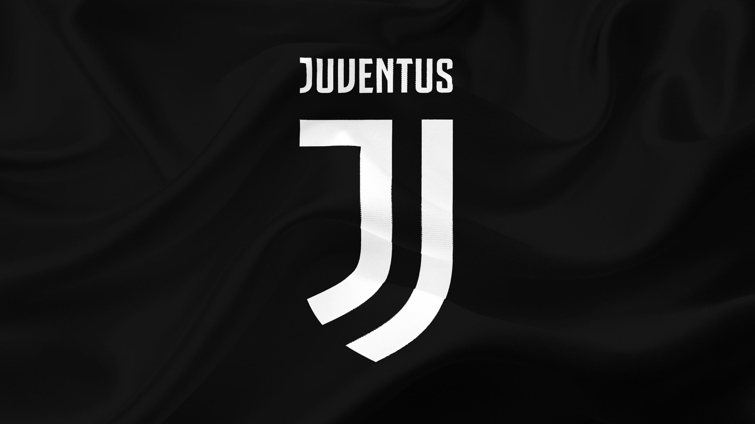 2560x1440 Juventus FC Logo Dark theme 4K Wallpaper