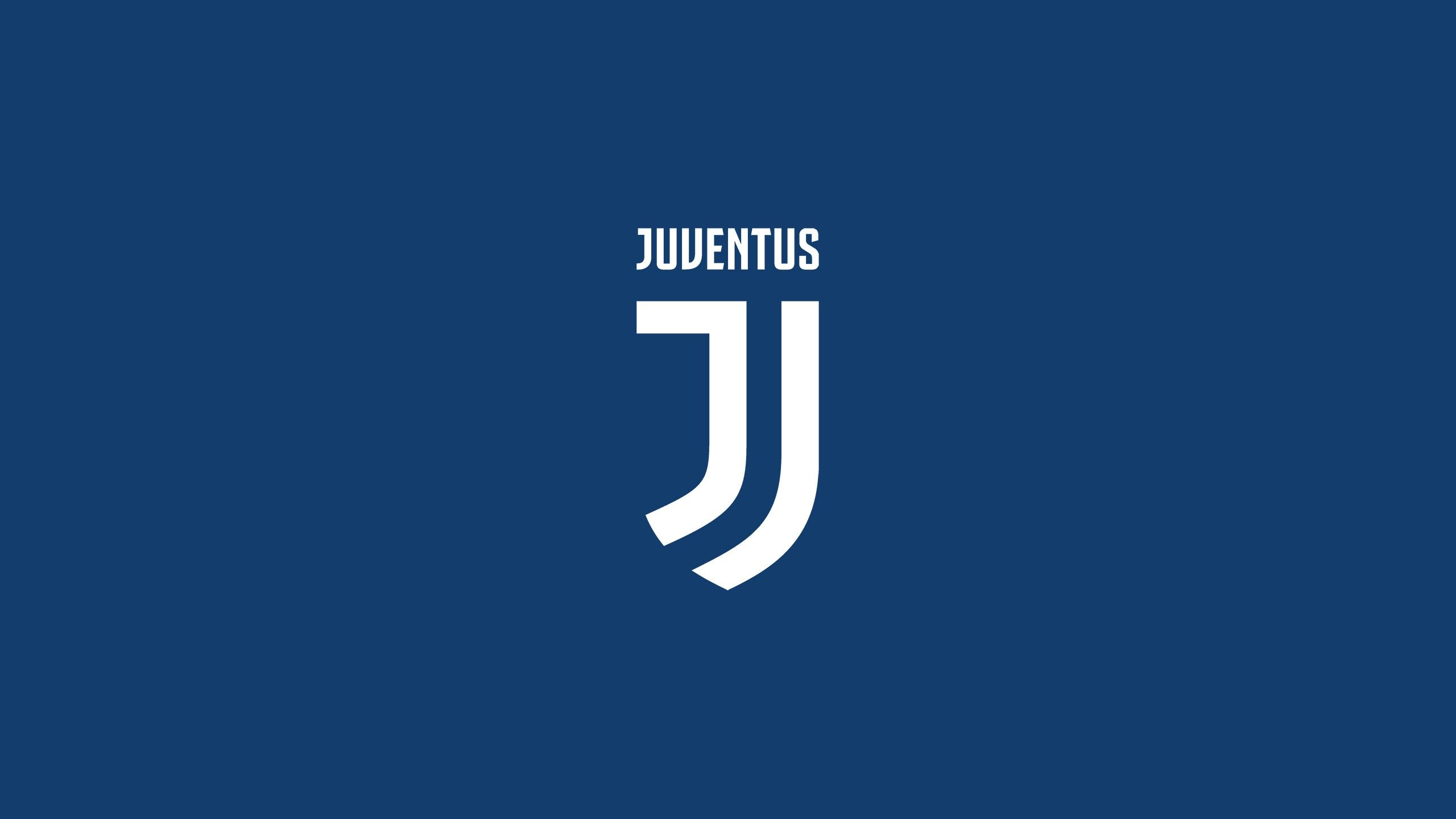 2560x1440 Logo Soccer Blue Background HD Juventus F.C Wallpaper