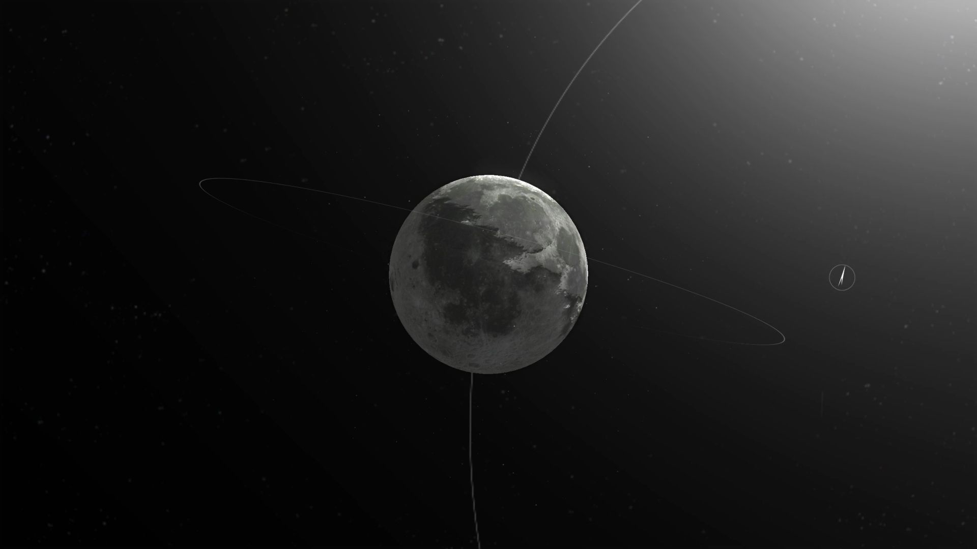 1920x1080 Moon Space Live Wallpaper