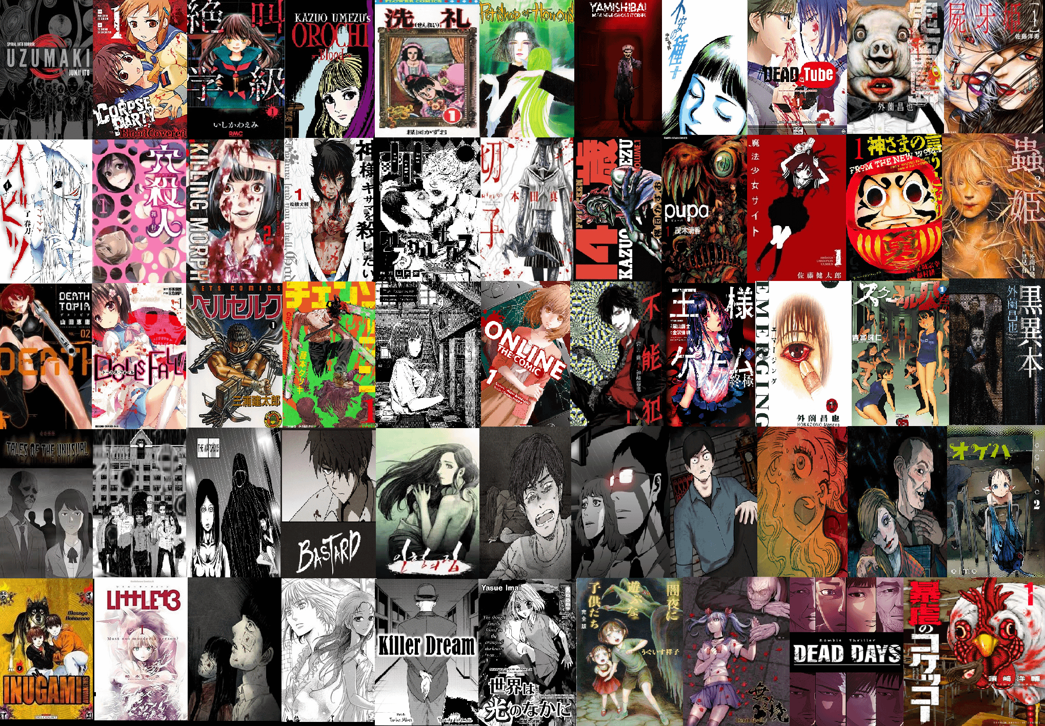 2038x1416 RT! MY HORROR MANGA SUGGESTIONS (Look in comments)
