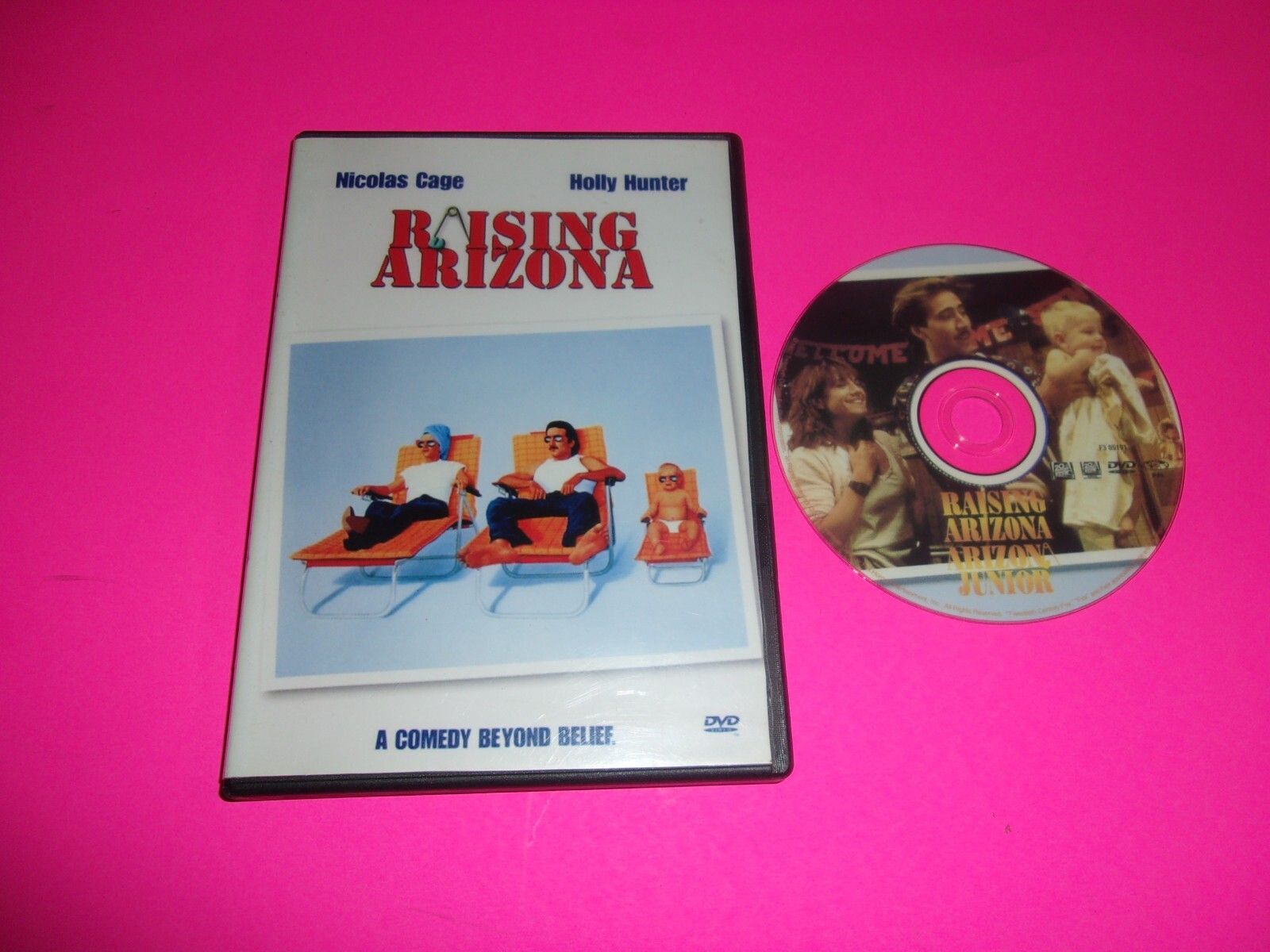 1600x1200 Raising Arizona (DVD, 1999) Coen Brothers Pre Owned Very Good Nicolas Cage