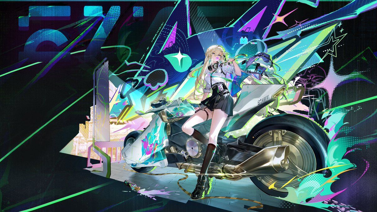 1200x675 Cleaned 4k Lynae Splash Wallpaper!! (+ Mobile) A BIKE?! Does that mean 3.x will have other vehicles too?