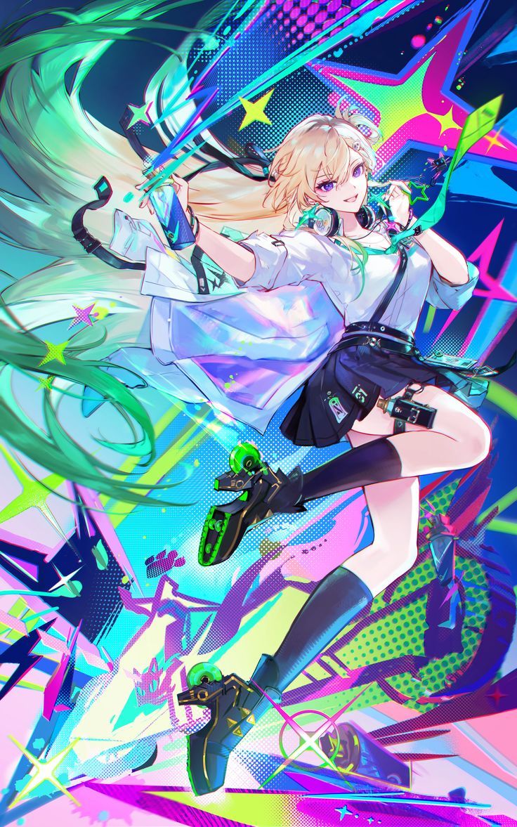 736x1177 Lynae Waves Wallpaper by Sanmen Anime Image Board. Character design with