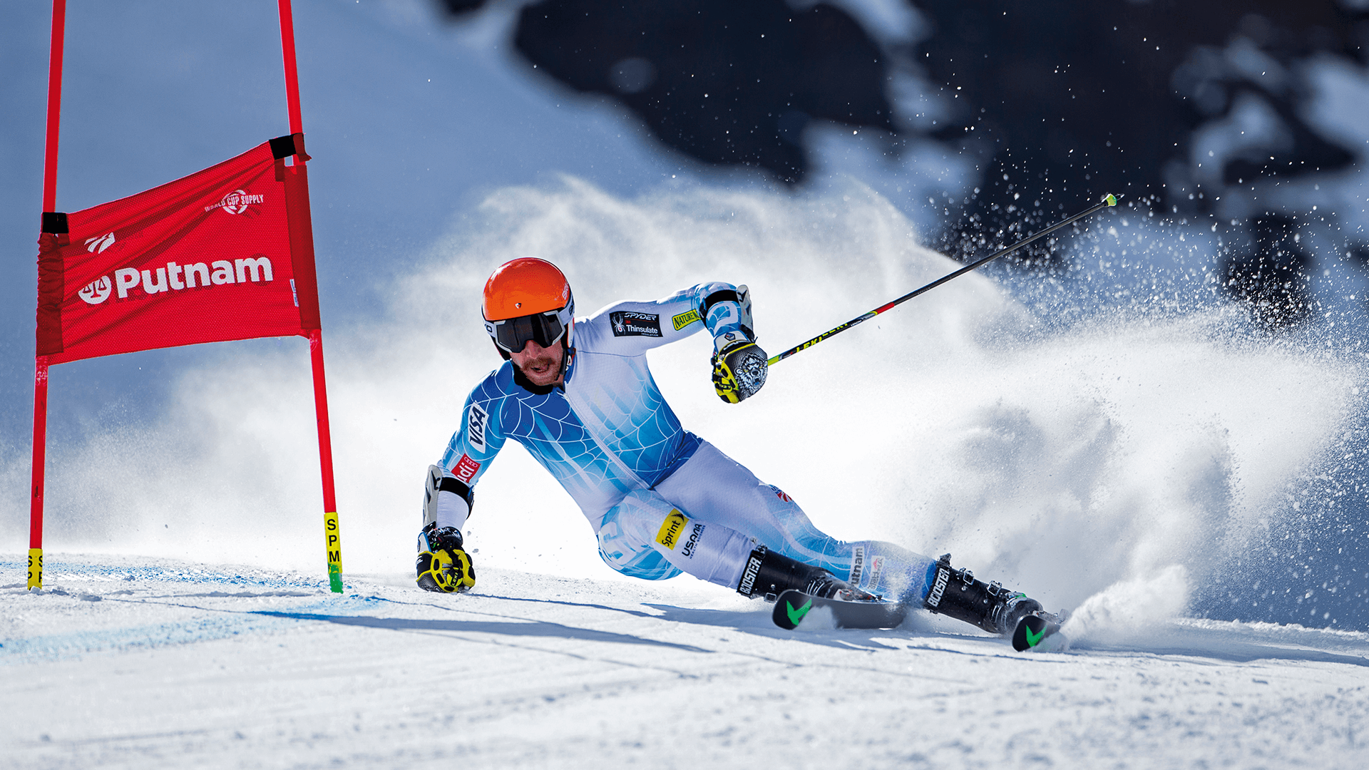 1920x1080 World cup skiing at the Ski Portillo resort in South America
