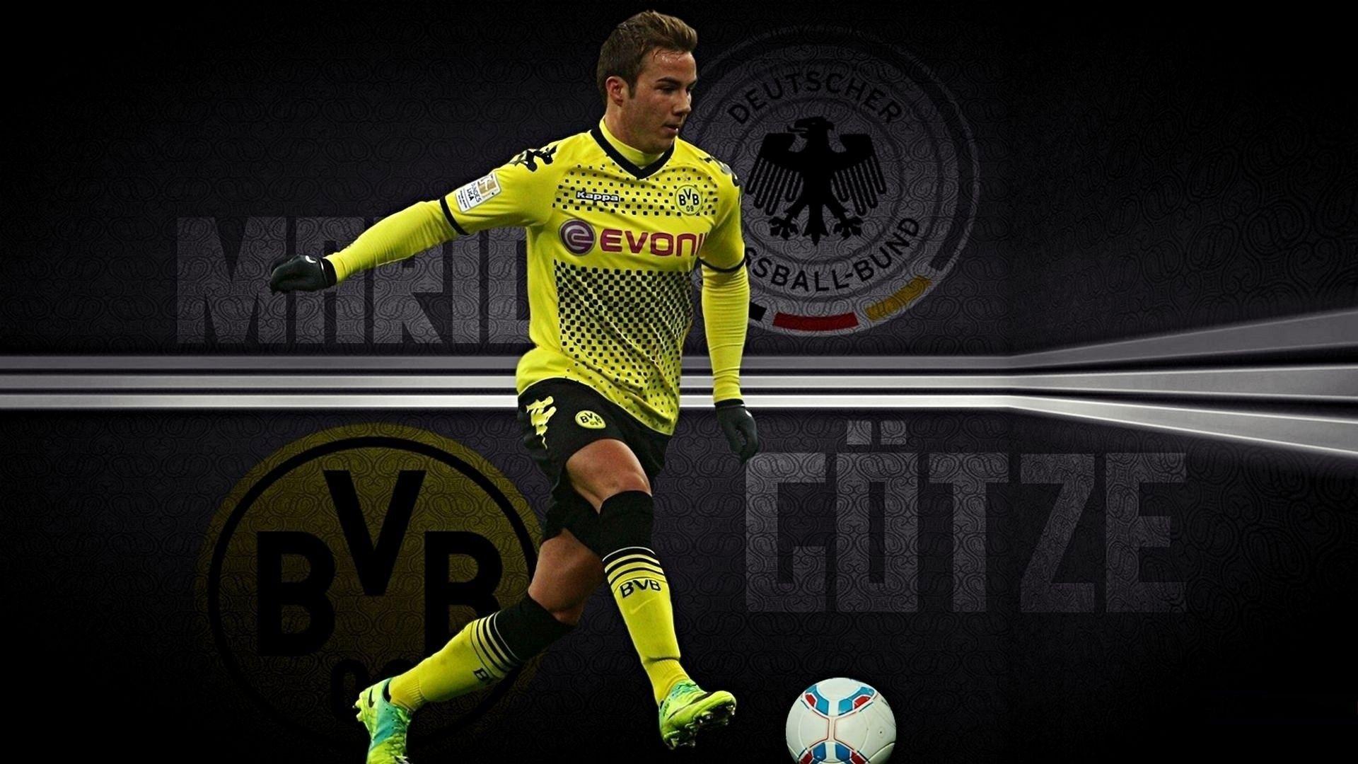 1920x1080 Mario Götze Borussia Dortmund Wallpaper