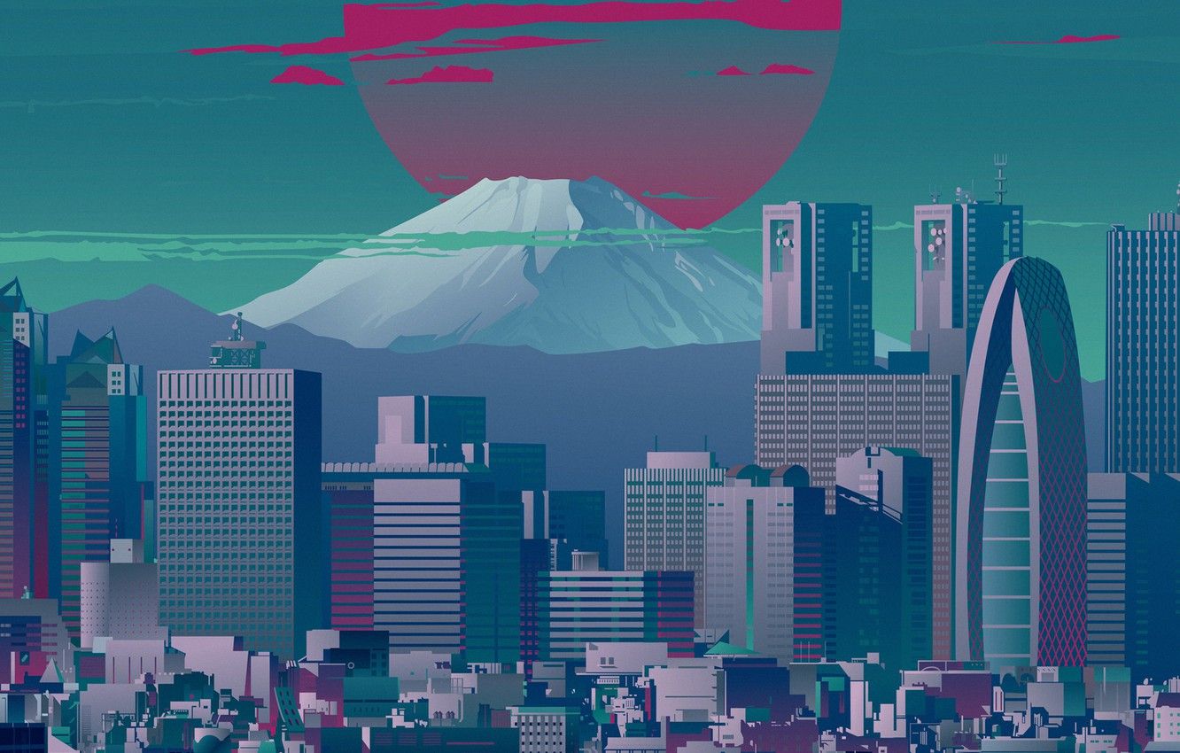 1332x850 Tokyo Art Wallpaper