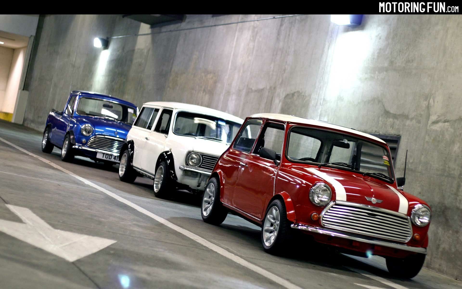 1920x1200 Classic Mini Cooper Trio