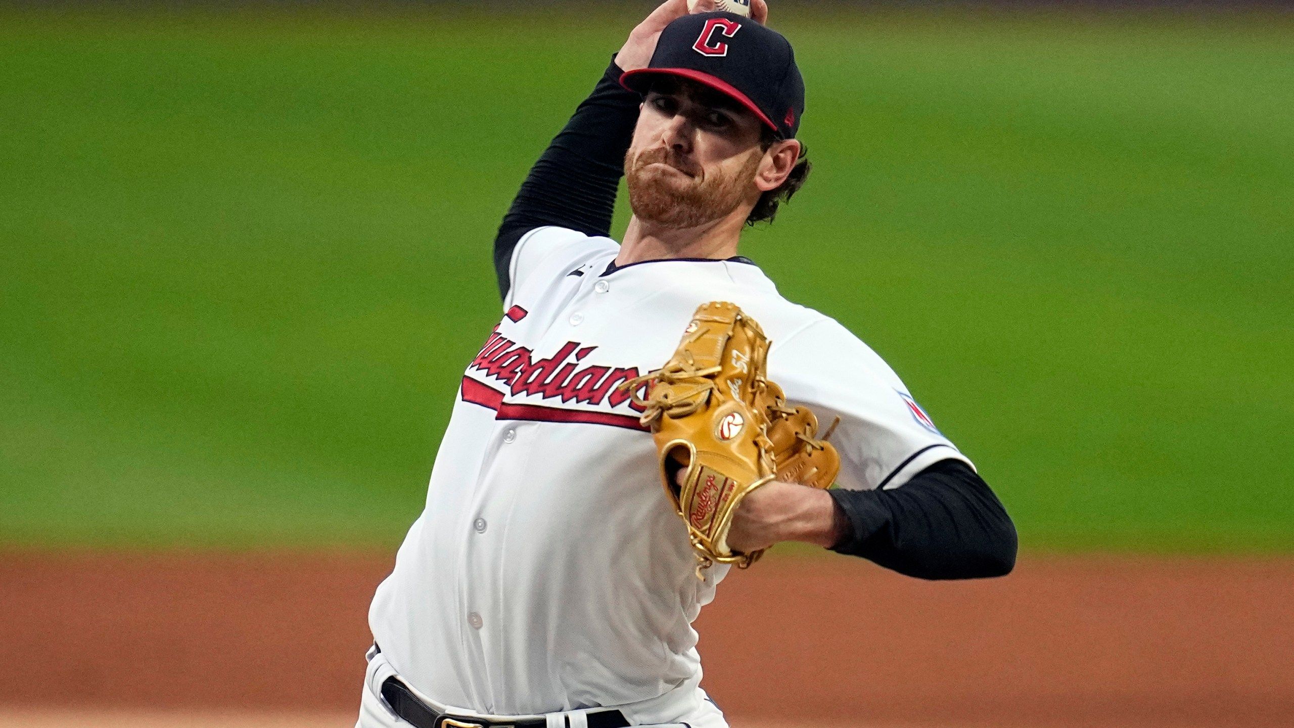 2560x1440 Former Cy Young Winner Shane Bieber Returning To Cleveland Guardians On 1 Year Deal, AP Source Says