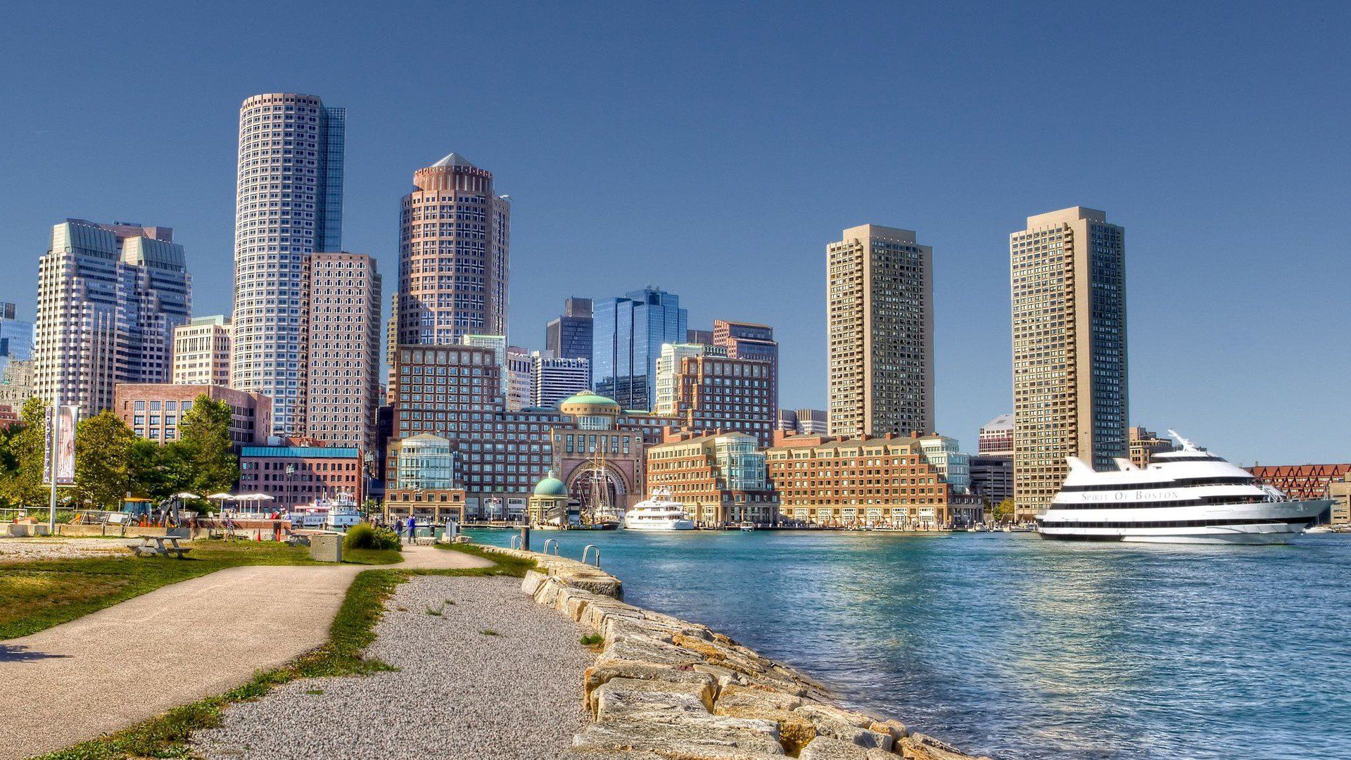 1920x1080 Stunning Boston Skyline HD Wallpaperx1080