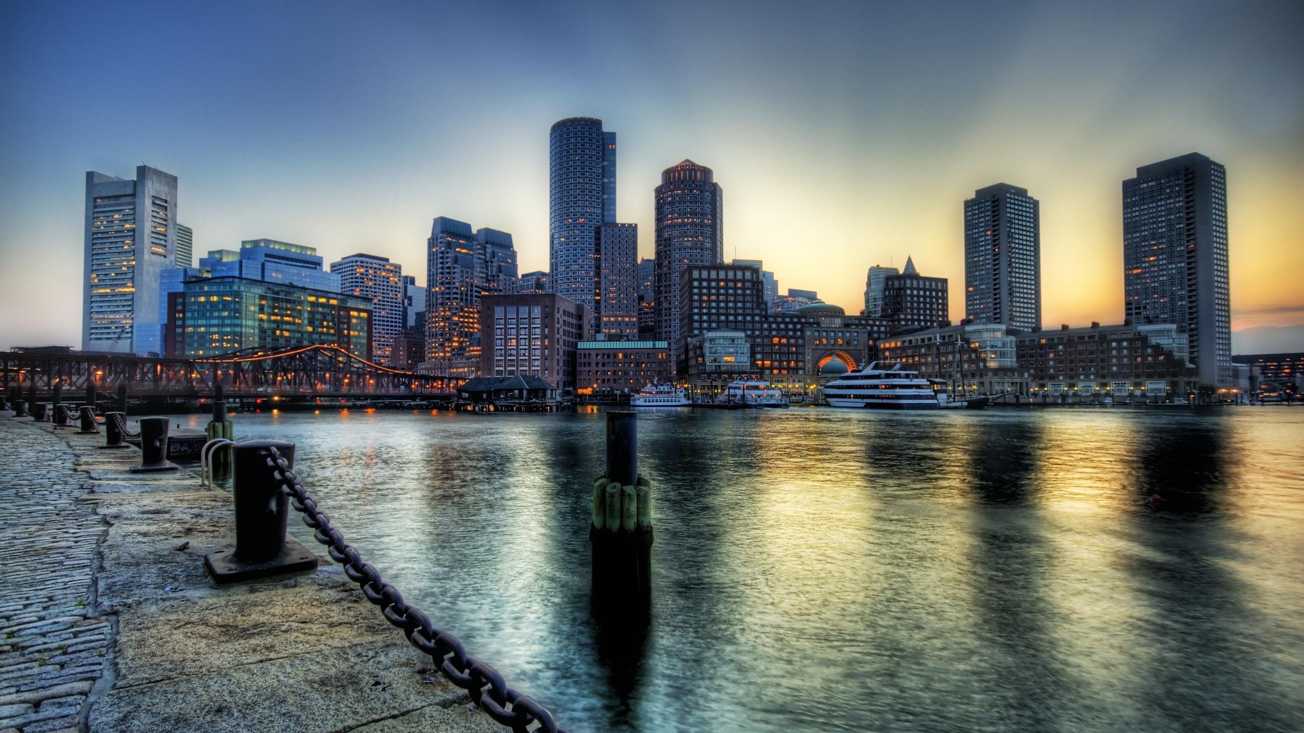 2560x1440 Boston Massachusetts USA Background Wallpaper 119976