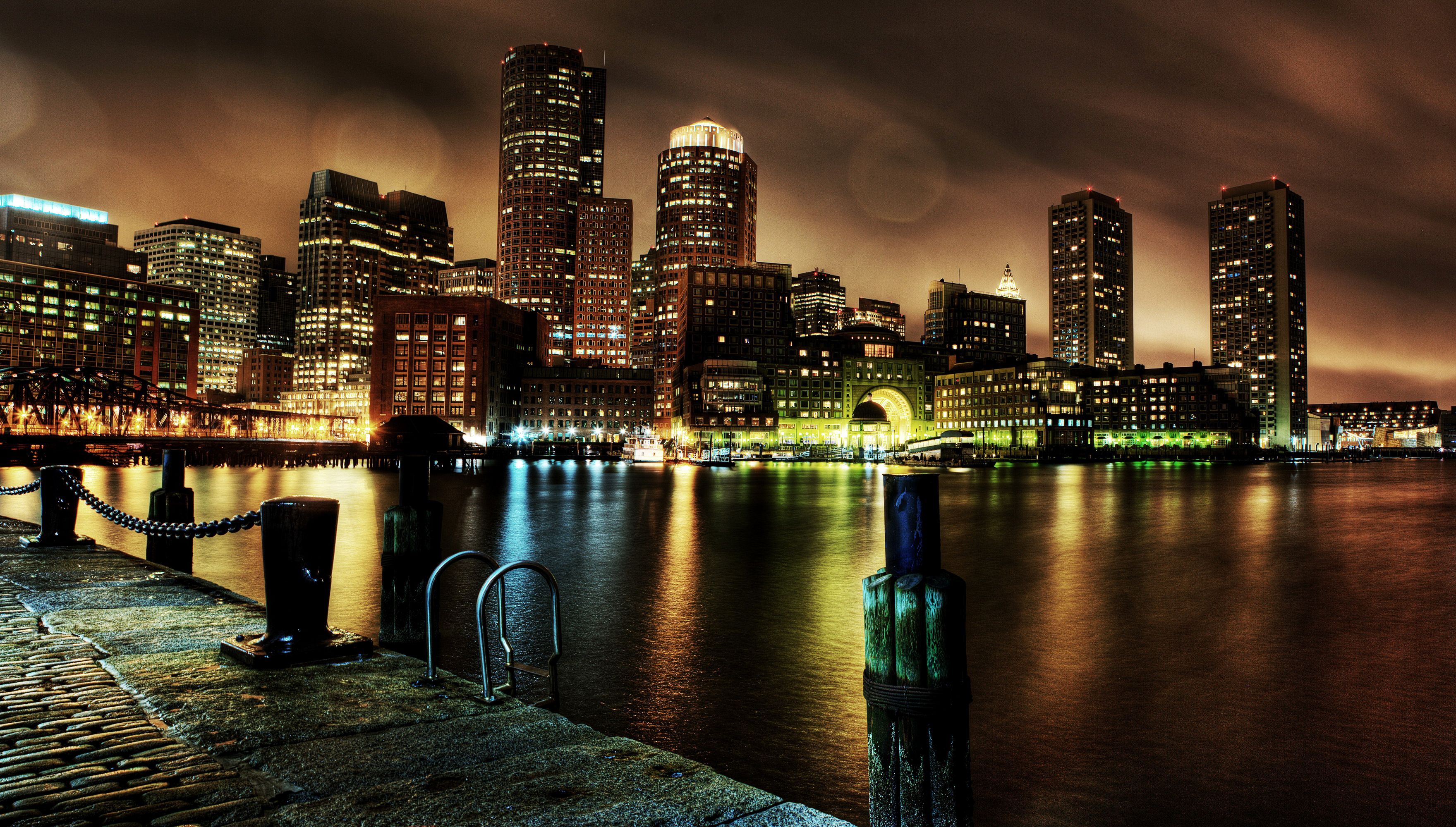 3520x2000 Boston 4k Wallpaper