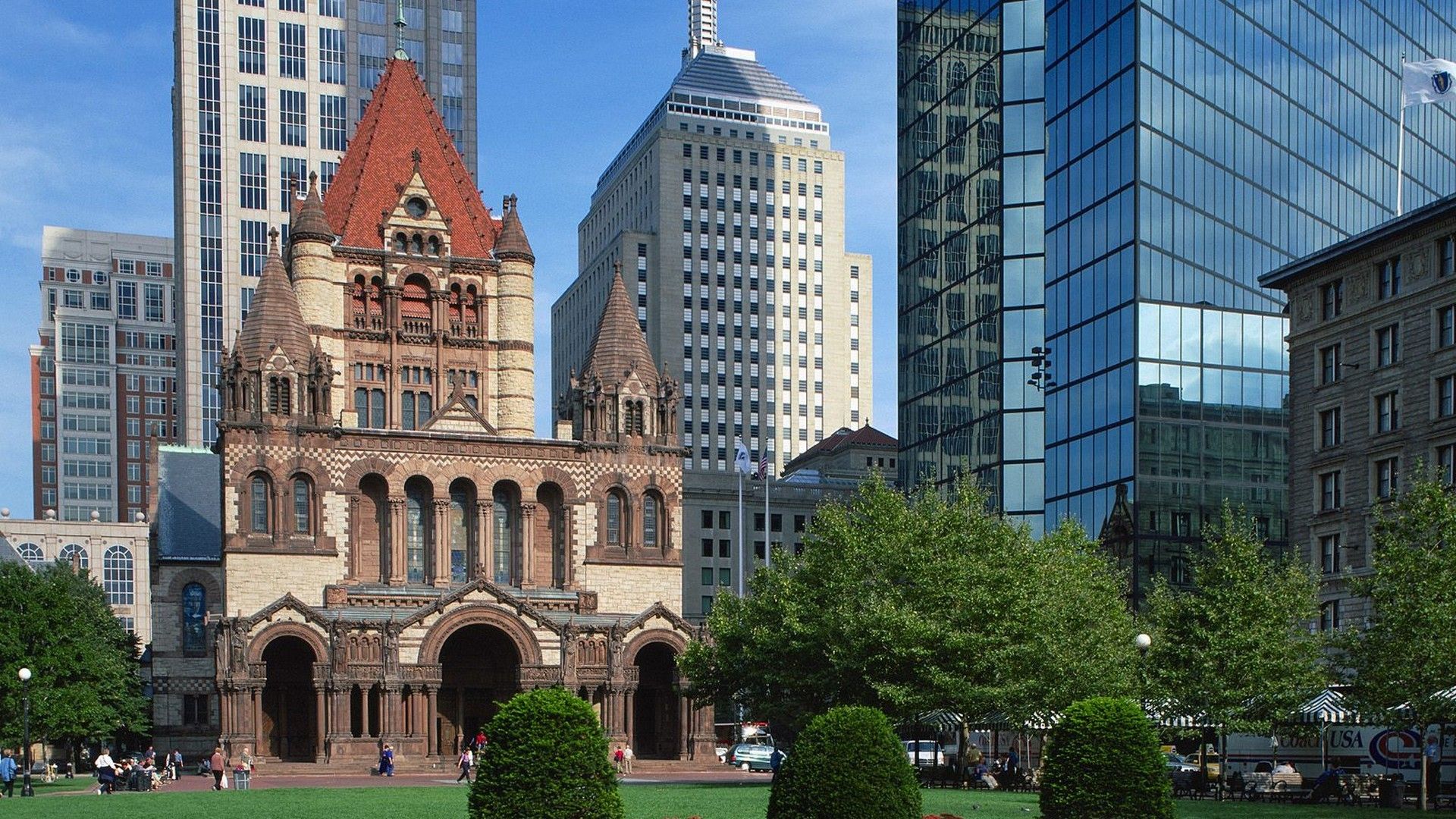 1920x1080 trinity, Churches, Boston, Massachusetts Wallpaper HD / Desktop and Mobile Background