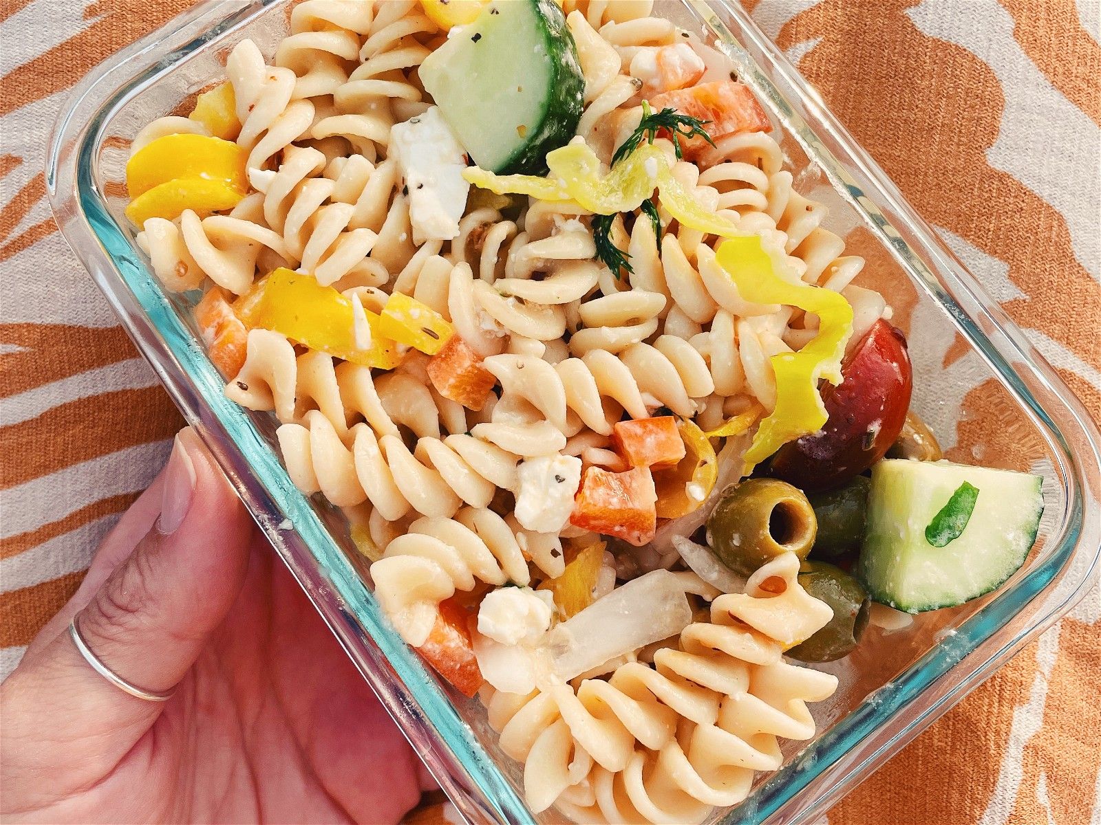 1600x1200 The Mediterranean Pasta Salad