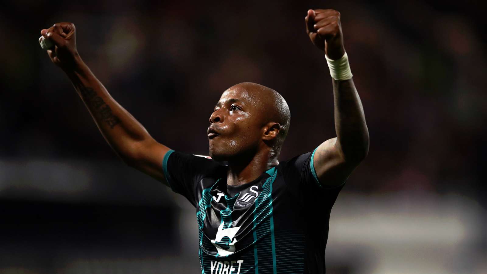 1600x900 Andre Ayew continues goalscoring run as Swansea City bow to Brentford