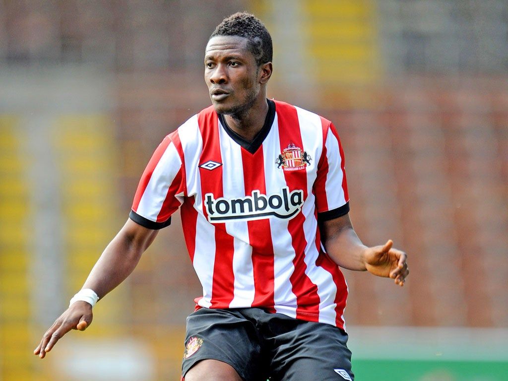 1024x768 Sunderland striker Asamoah Gyan poised to sign permanent deal with Al Ain